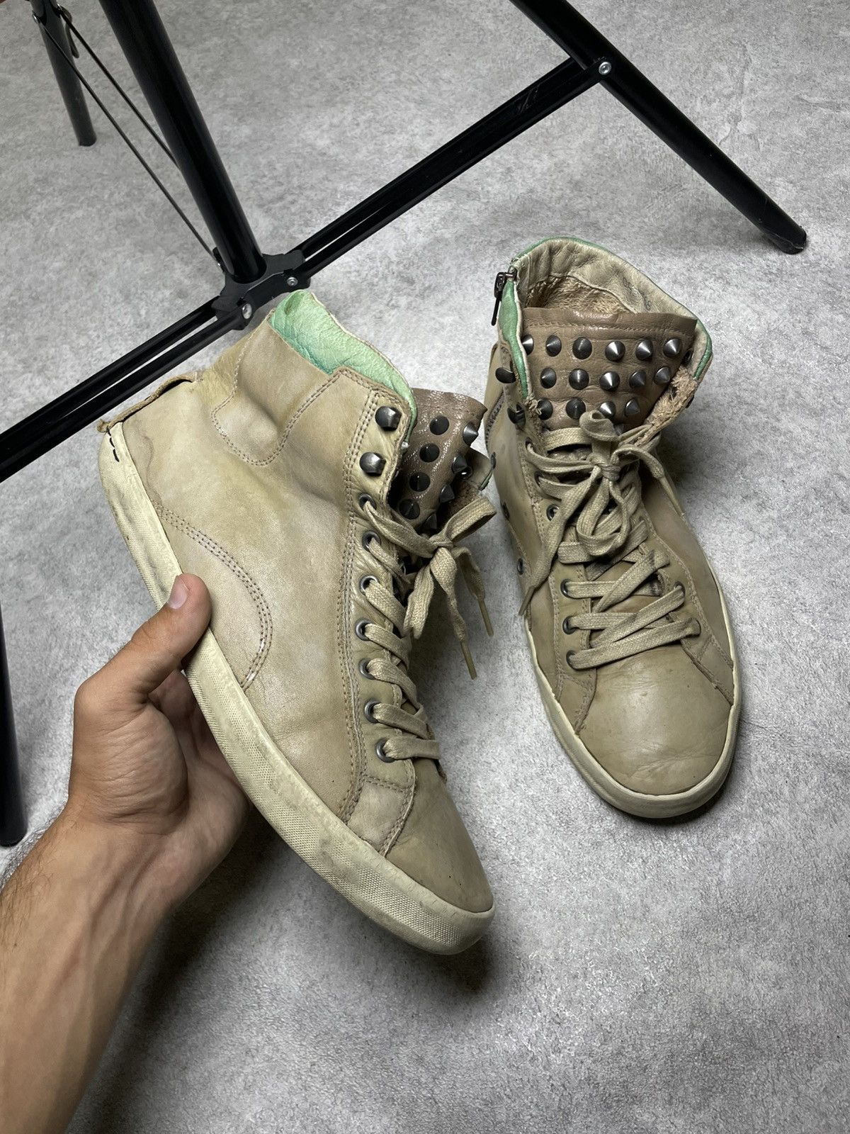 A.S.98 A.S. 98 Style leather Ankle Carol Skull Opium Goth Punk y2k Size US 10 / IT 40 - 2 Thumbnail