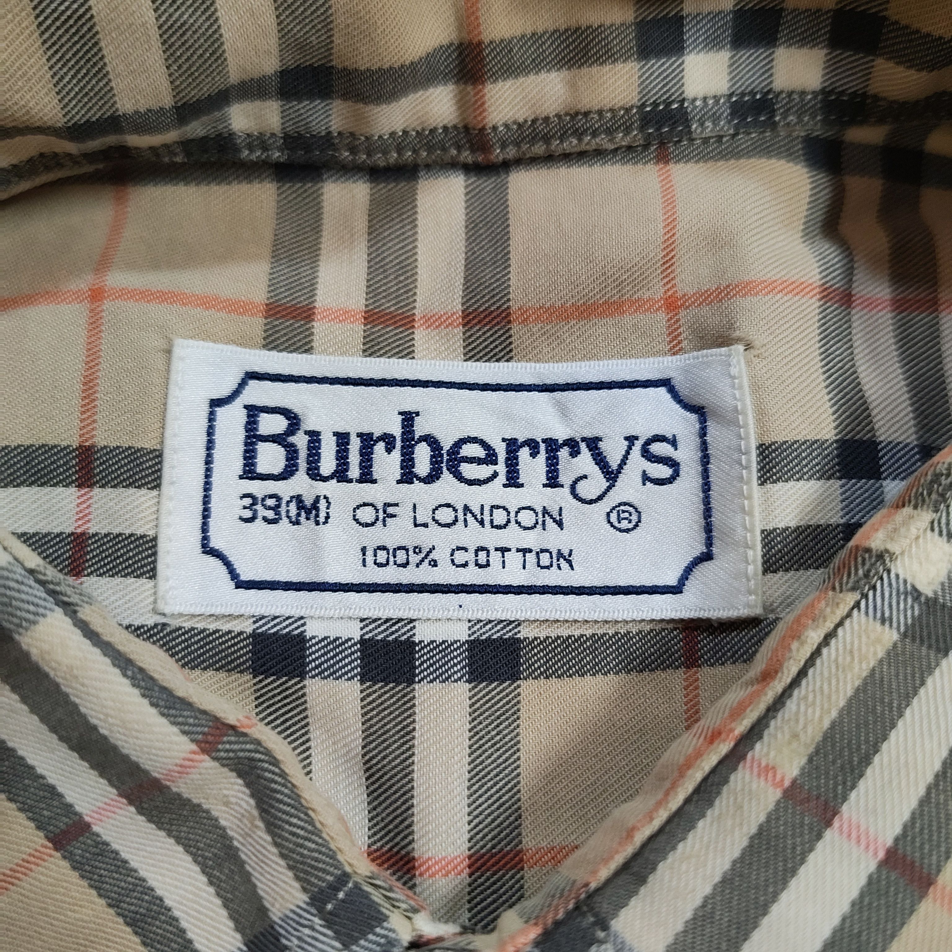 Burberry Vintage 90s BURBERRYS Nova Check Shirt Size US M / EU 48-50 / 2 - 6 Thumbnail
