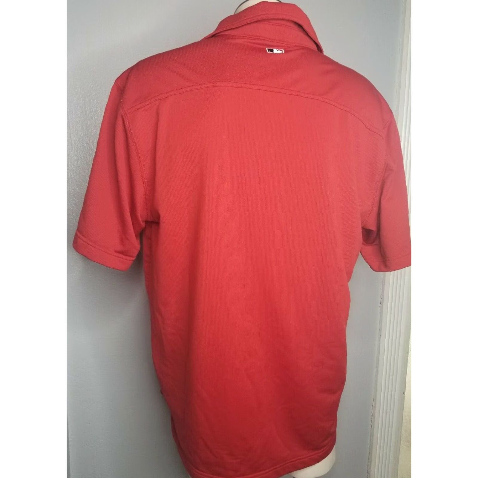Nike Nike Authentic Dri Fit MLB Baseball Polo Mens XL Red Boston Red Sox Distressed Size US XL / EU 56 / 4 - 5 Thumbnail