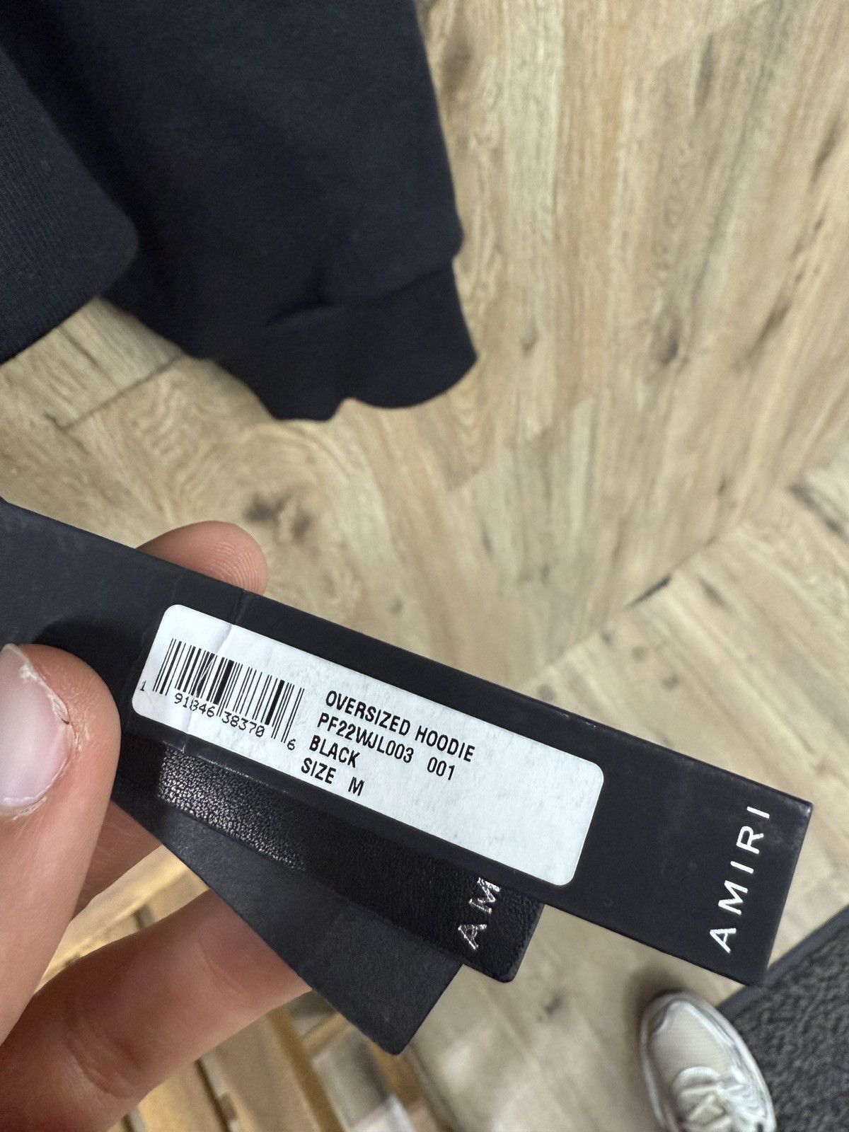 Amiri Amiri Black Logo Hoodie Size US M / EU 48-50 / 2 - 6 Thumbnail