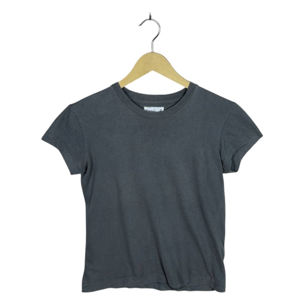 agnes b. Vintage Agnès b. Paris Grey Tee Size 1 Minimalist Chic Size US S / EU 44-46 / 1 - 1 Thumbnail