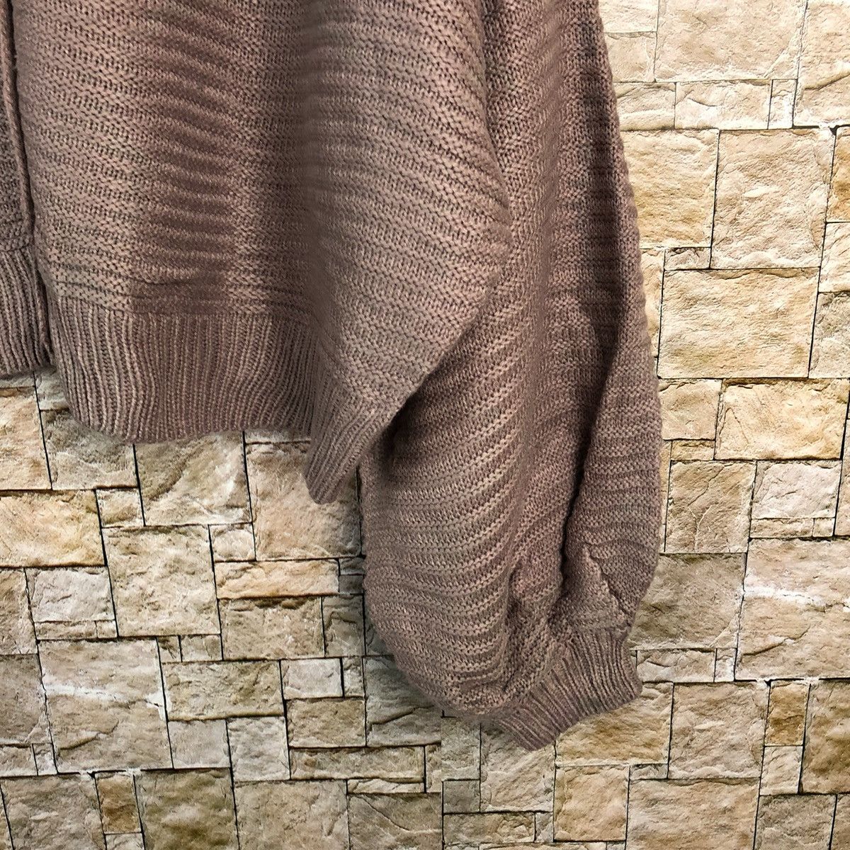 Japanese Brand Maoyesky Purple Patterned Cardigans Knitwear crop top #A1211 Size L / US 10 / IT 46 - 8 Thumbnail