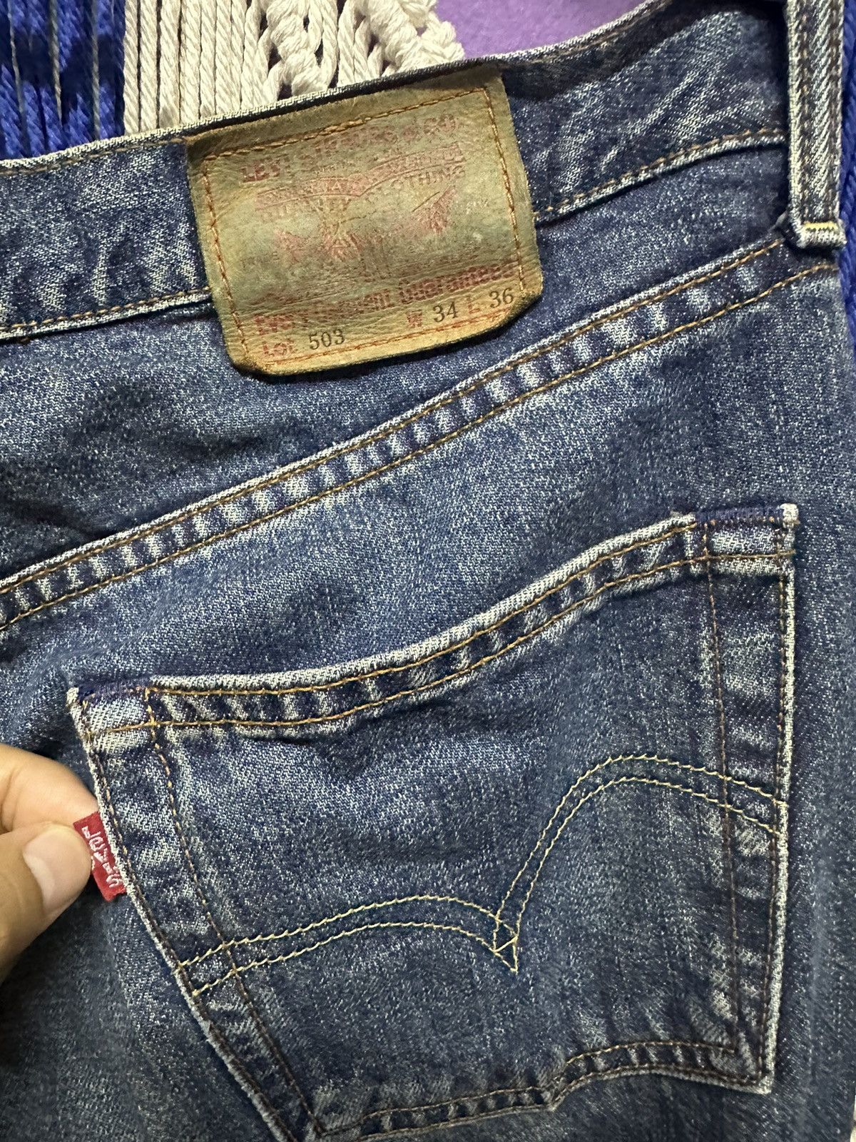 Levi's levis jeans straight cut Size US 34 / EU 50 - 3 Thumbnail