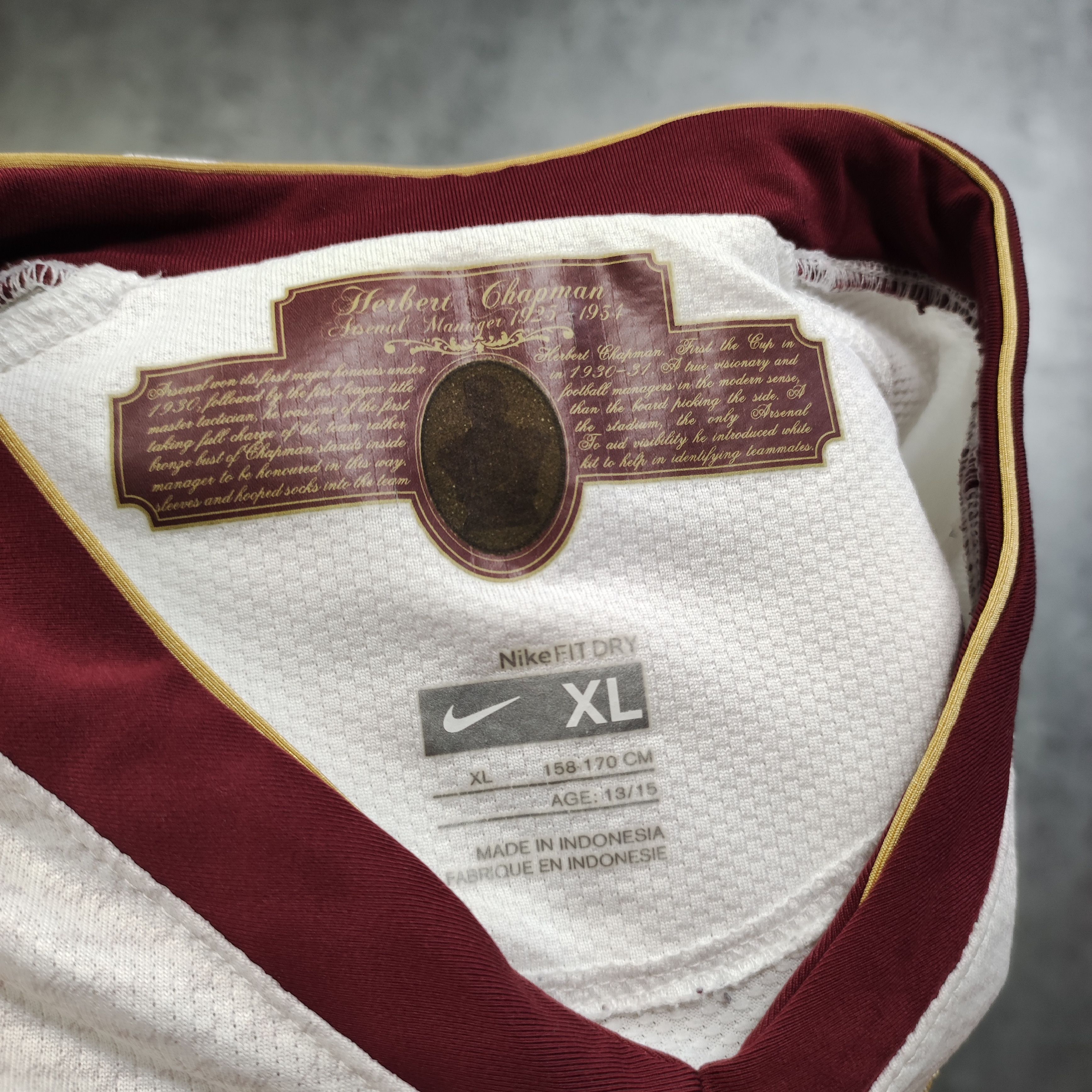 Nike × Vintage Vintage RARE Arsenal London Football Soccer Nike 2007 Kit Size US XS / EU 42 / 0 - 6 Thumbnail