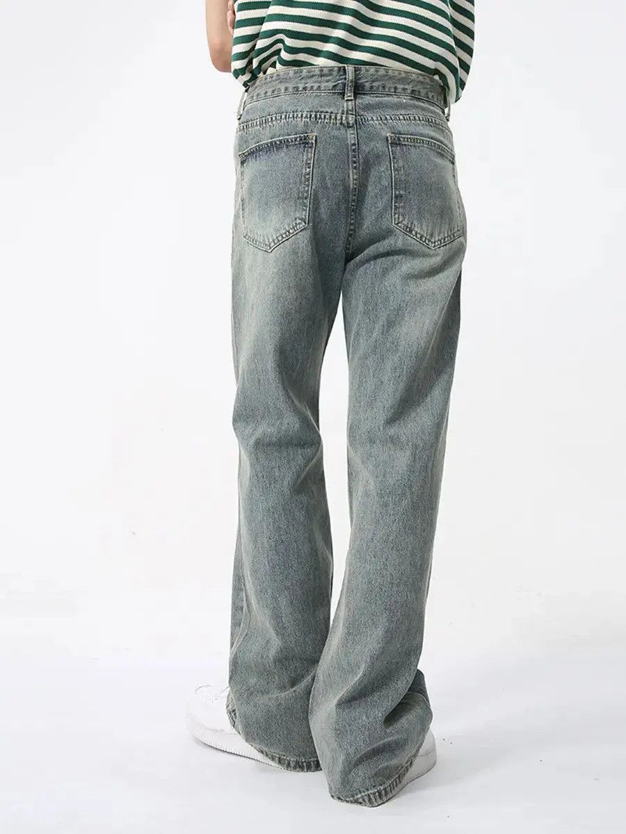 Japanese Brand Retro loose high street micro flared jeans Size US 32 / EU 48 - 3 Thumbnail
