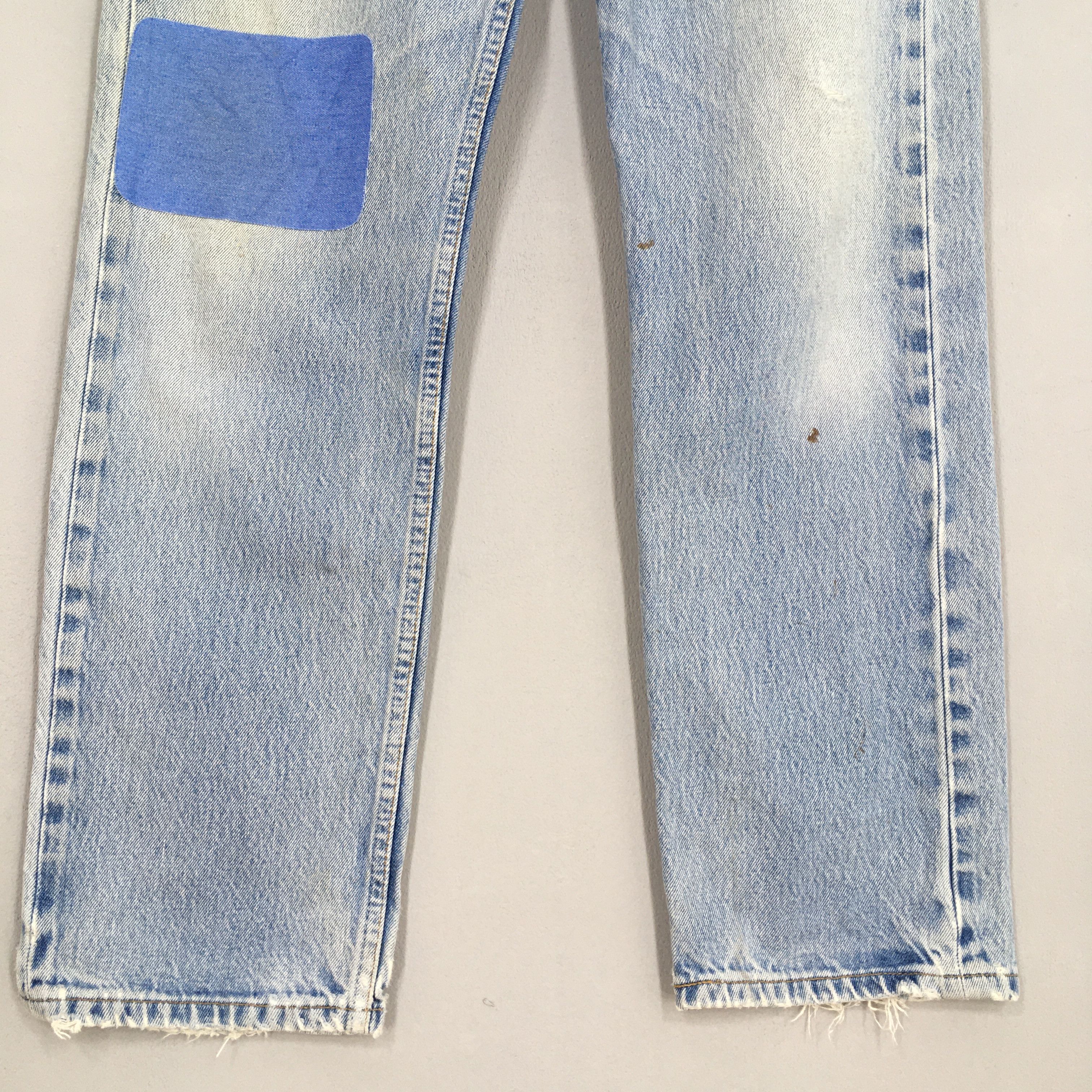 Size 31x29.5 Vintage 80s Levi's 501 Light Wash Jeans