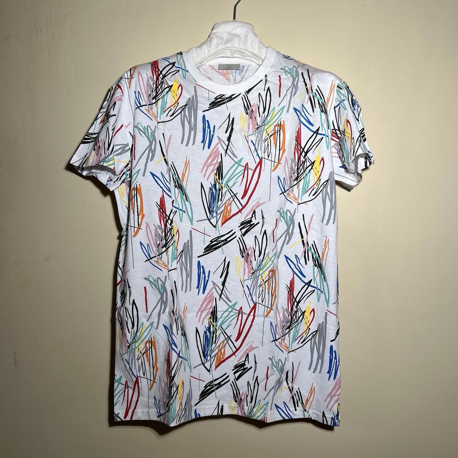 Dior SS05 Dior Homme White Runway Stripe Tee | Grailed