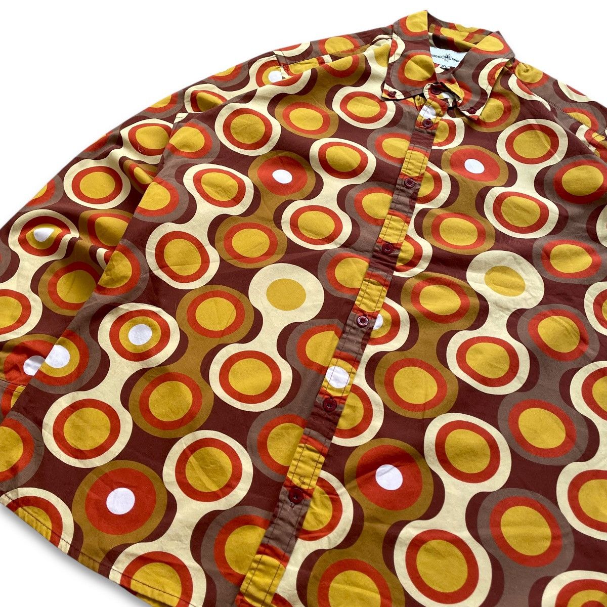Vintage VINTAGE MADCAP ENGLAND RETRO AOP BUTTON UPS SHIRT Size US XL / EU 56 / 4 - 11 Thumbnail