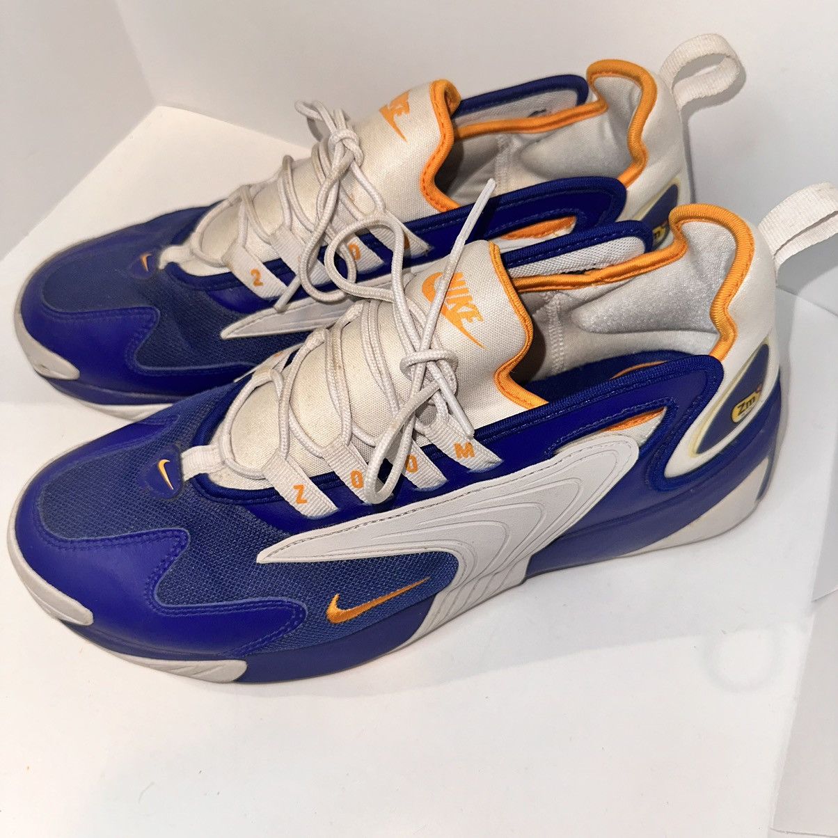 Nike Nike Air Zoom Low Blue Yellow White 10.5 Size US 10.5 / EU 43-44 - 1 Thumbnail