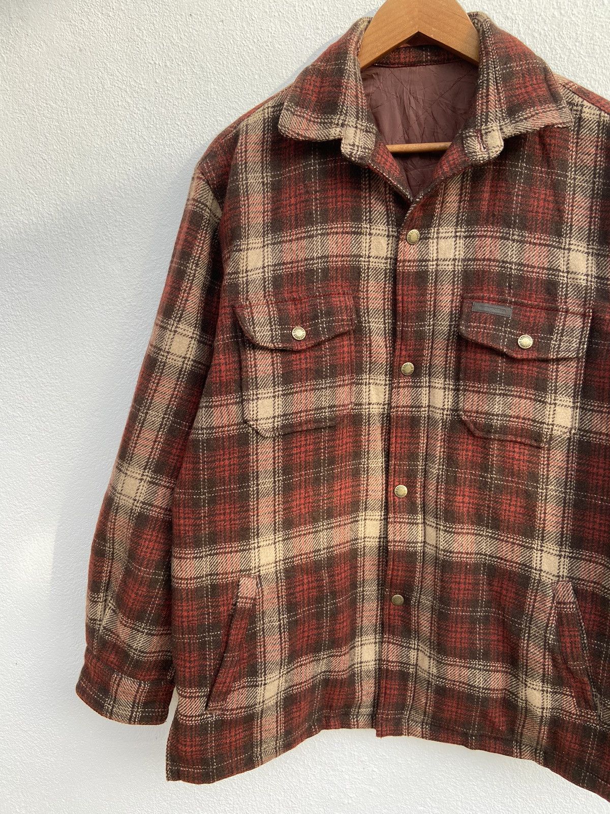 Flannel Vintage Crocodile jacket flannel Size US L / EU 52-54 / 3 - 3 Thumbnail