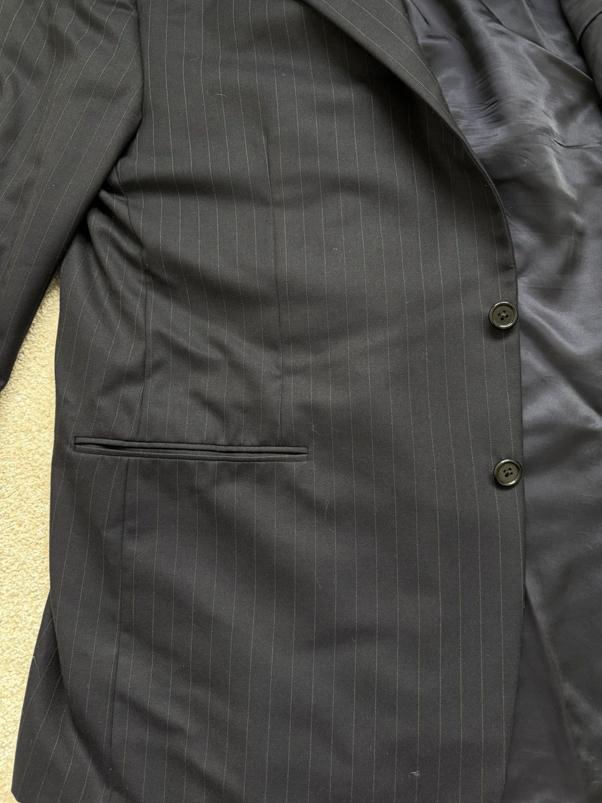 Hickey Freeman LORO PIANA X HICKEY FREEMAN TASMANIAN SUIT Size 44R - 7 Thumbnail