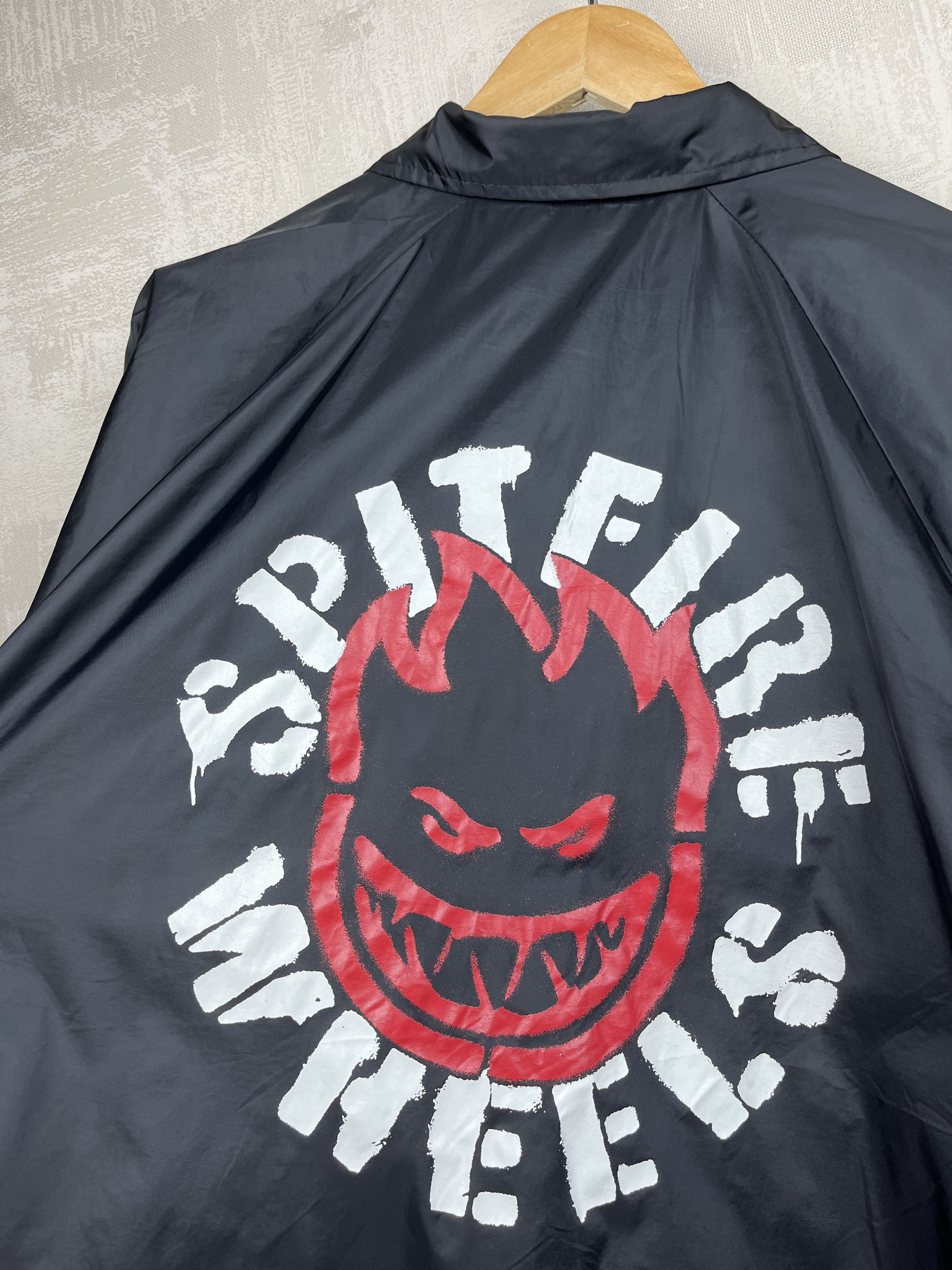 Shorty's Skateboards Spitfire Wheels Windbreaker Overshirt Jacket Snap Button Size US L / EU 52-54 / 3 - 4 Thumbnail