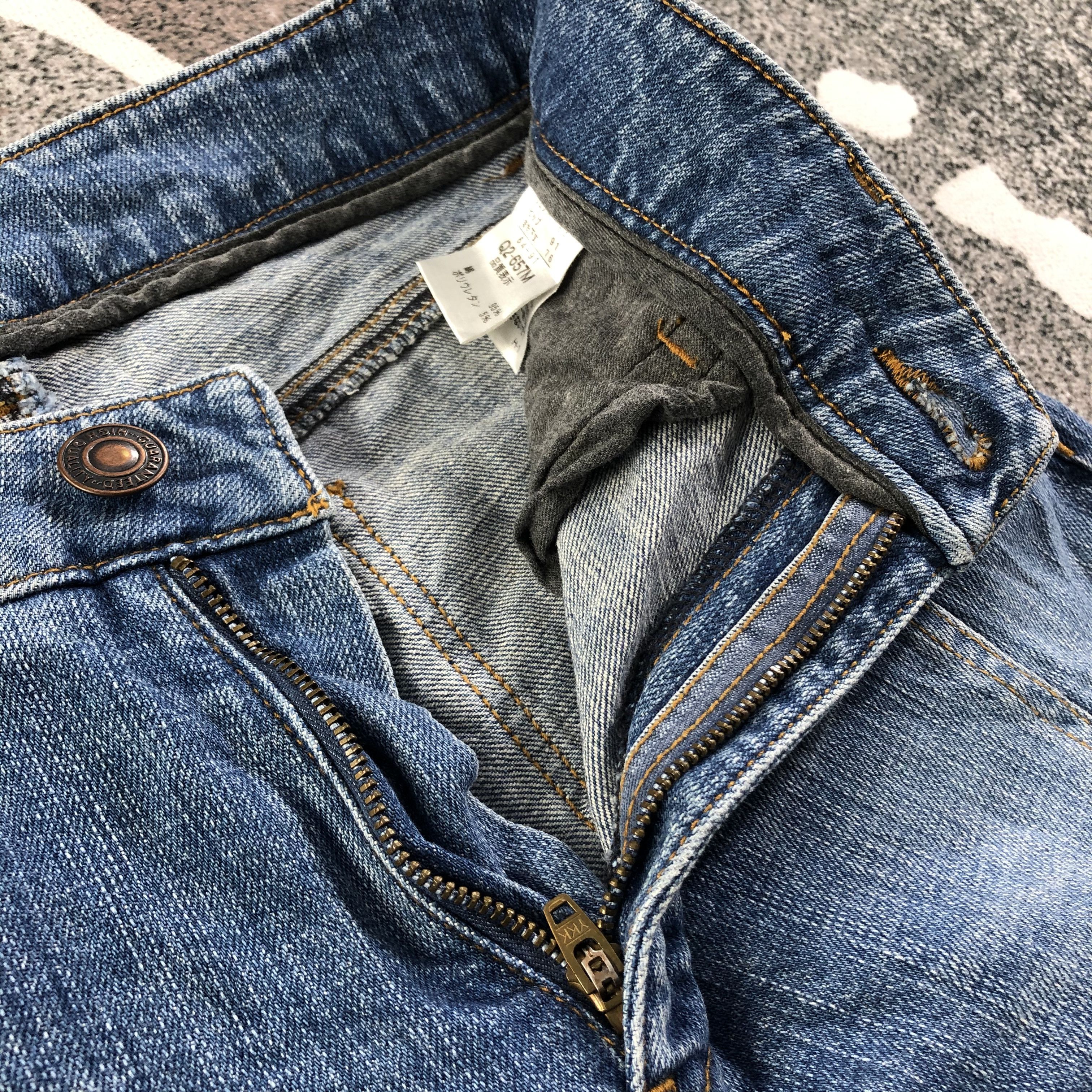 Japanese Brand Japanese Bush Pants Jeans Flare Denim KJ1537 Size 27" / US 4 / IT 40 - 6 Thumbnail