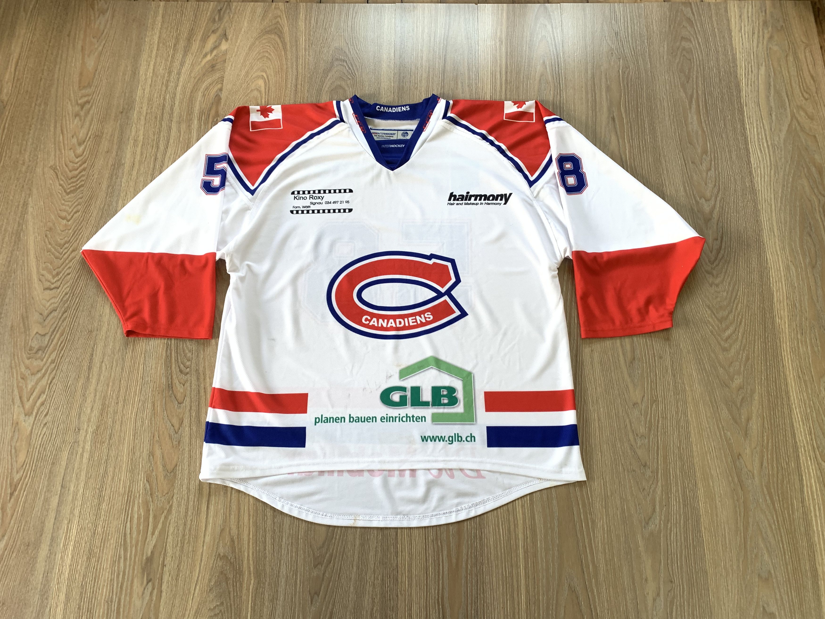 NHL × Vintage Vintage InterHockey Montreal Canadiens Jersey #88 Size US XXL / EU 58 / 5 - 1 Thumbnail