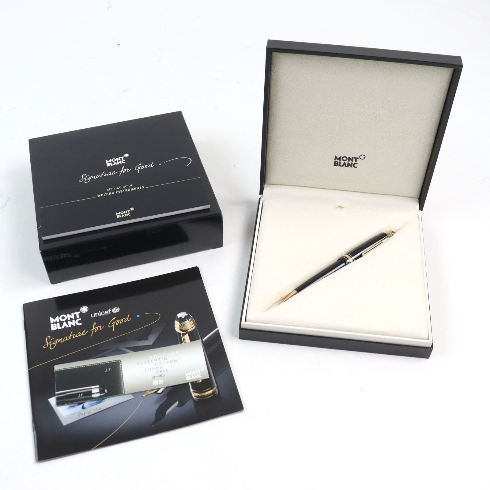 Montblanc Montblanc MONTBLANC Meisterstuck Signature for Good Edition Ballpoint Pen Metal Pen 105602 Size ONE SIZE - 1 Thumbnail