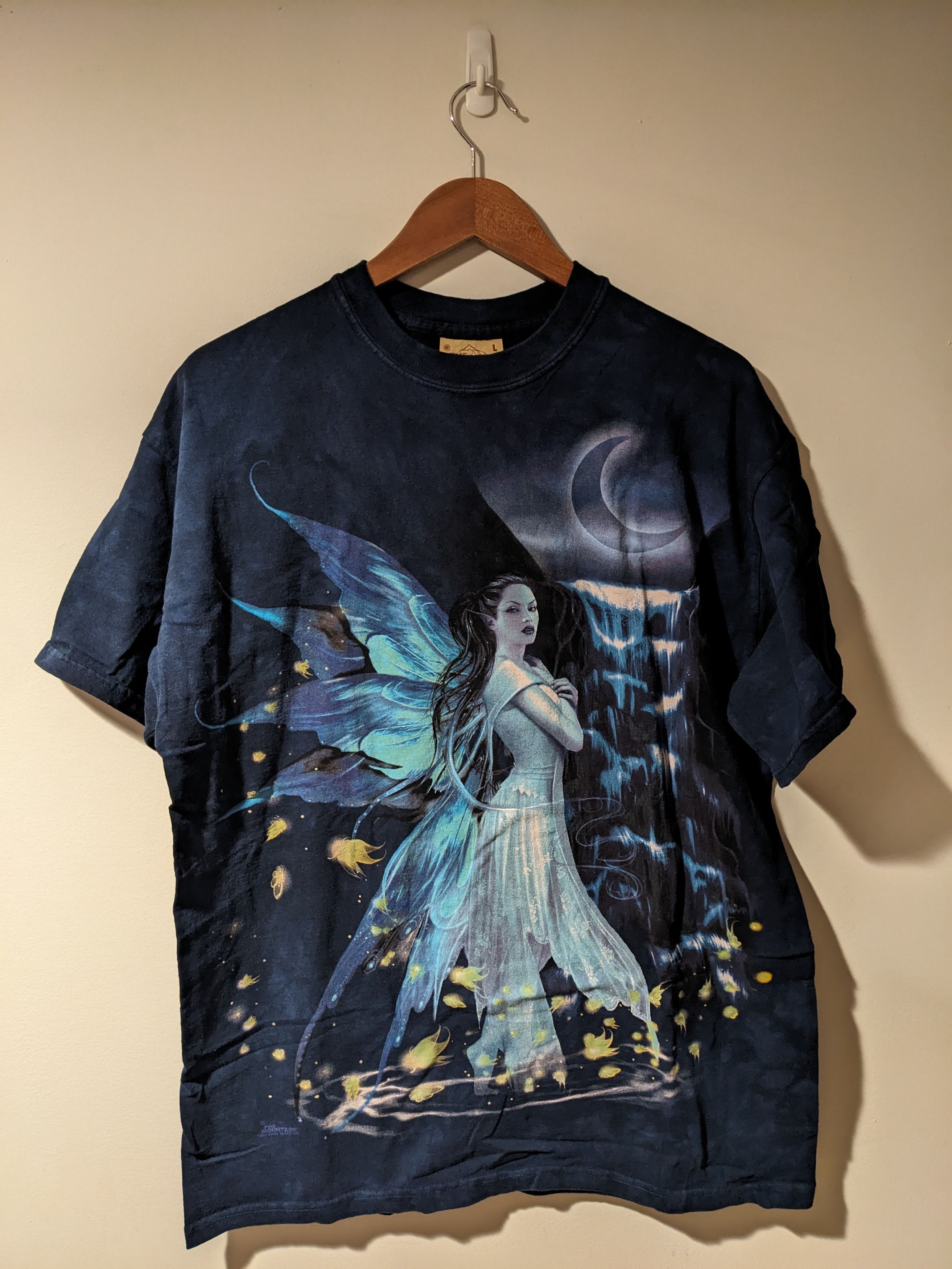 The Mountain × Vintage Vintage 2000 The Mountain Fairy Fantasy Mythic Large T-Shirt Size US L / EU 52-54 / 3 - 1 Thumbnail