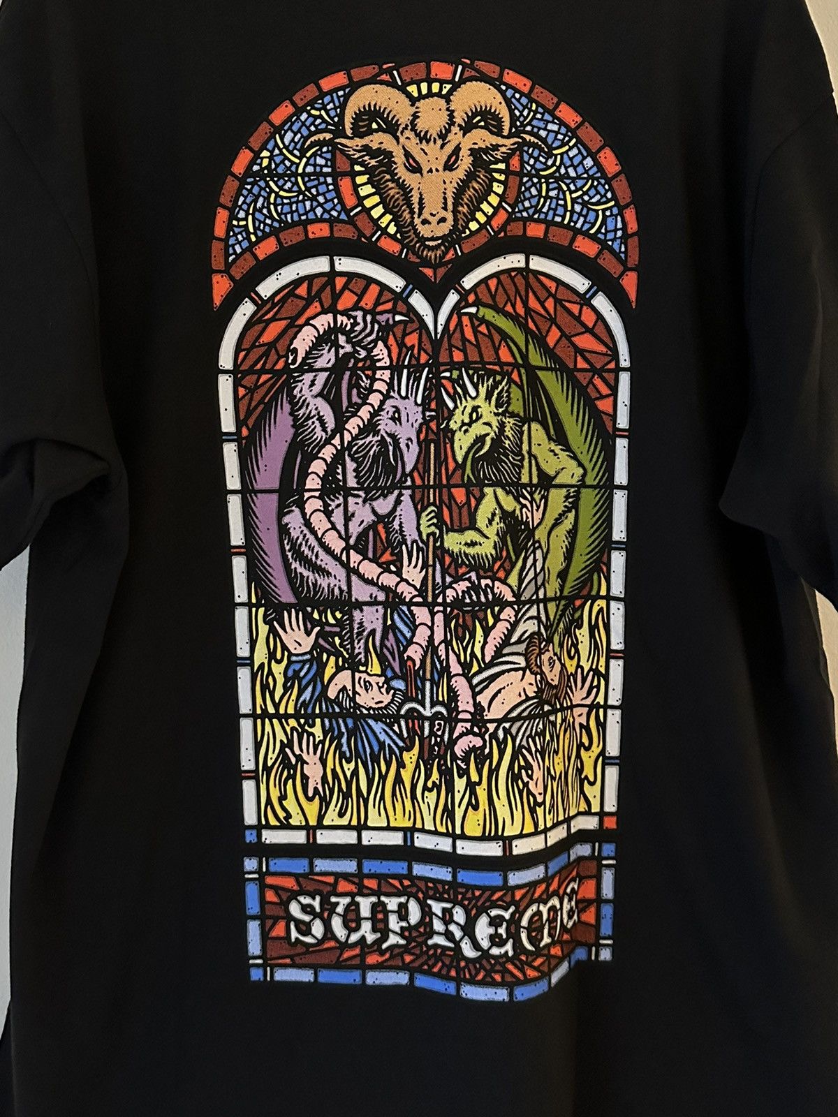 Supreme Supreme Worship Tee Size US XL / EU 56 / 4 - 2 Thumbnail