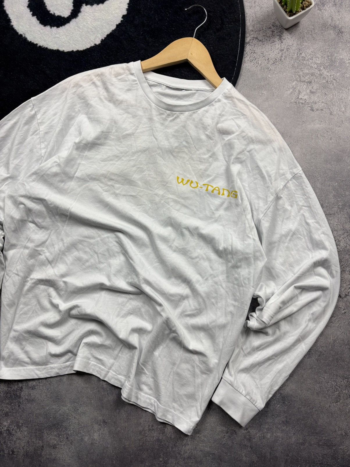Vintage WU-TANG Hype Rare Big DragonLogo Streetwear White Longsleeve Size US M / EU 48-50 / 2 - 8 Thumbnail