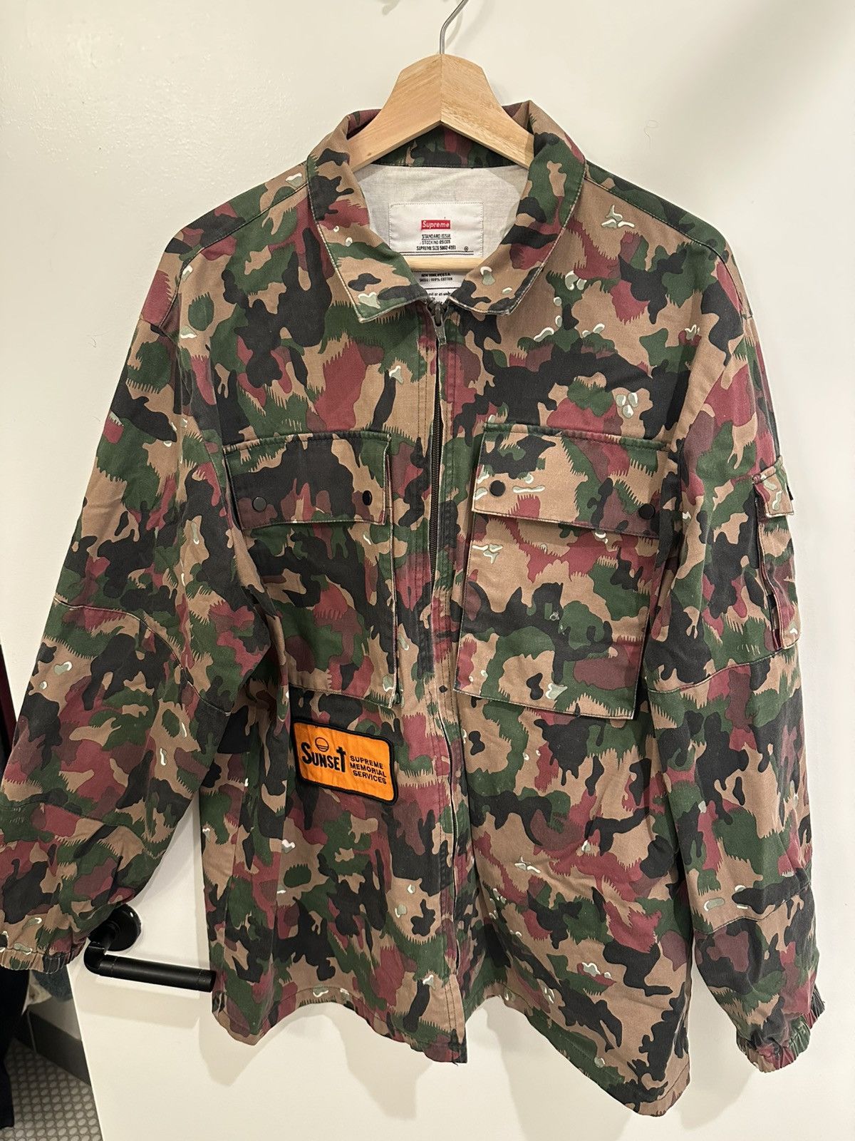 SUPREME Camouflage Light Jacket