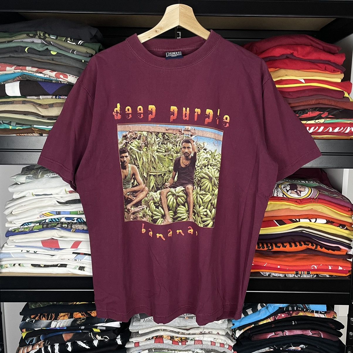 Vintage Deep Purple Band Rock Metal Tee Vintage 90s Bananas