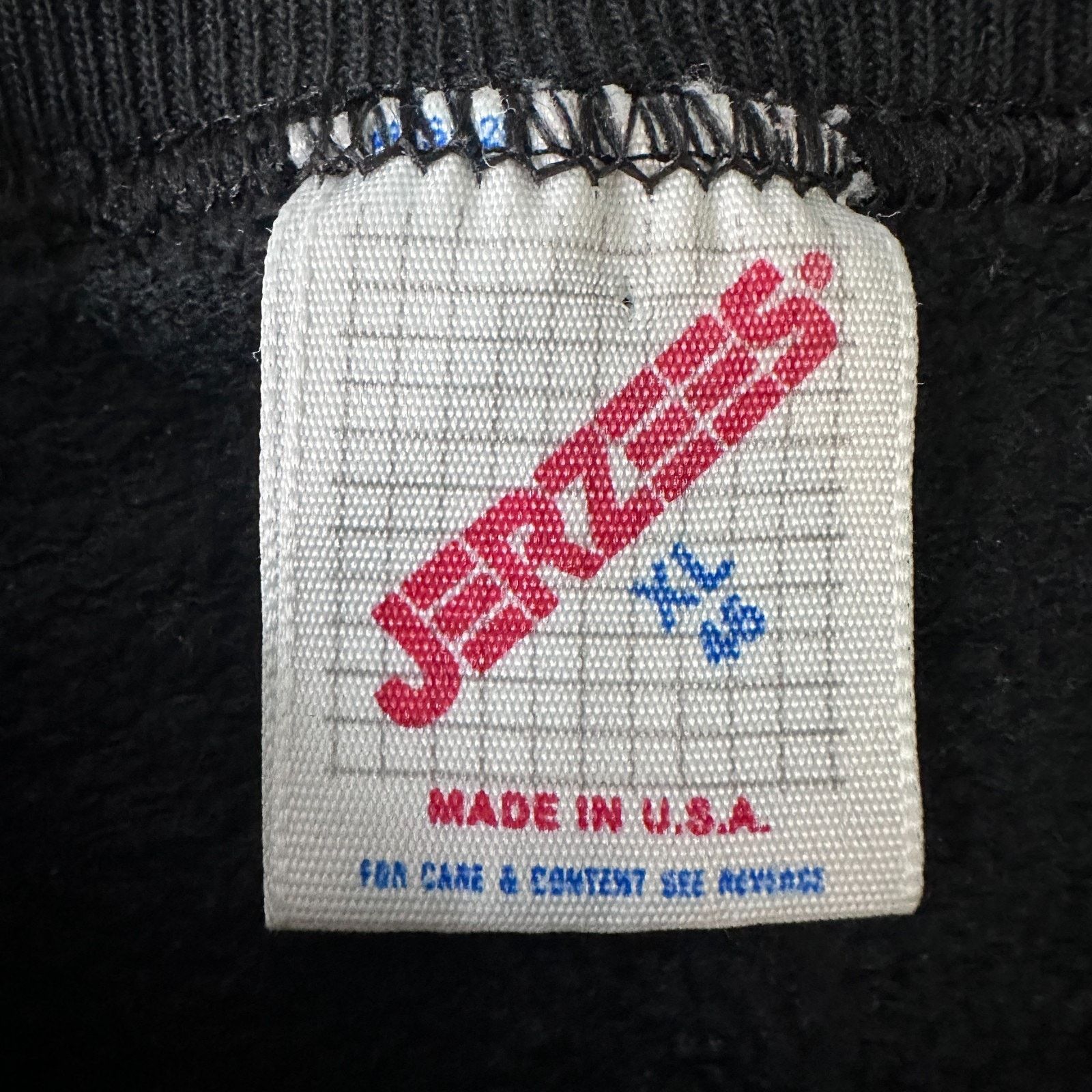 Jerzees Vintage Madison Sweatshirt Men’s XL Black Yellow Jerzees Tag Size US XL / EU 56 / 4 - 4 Thumbnail