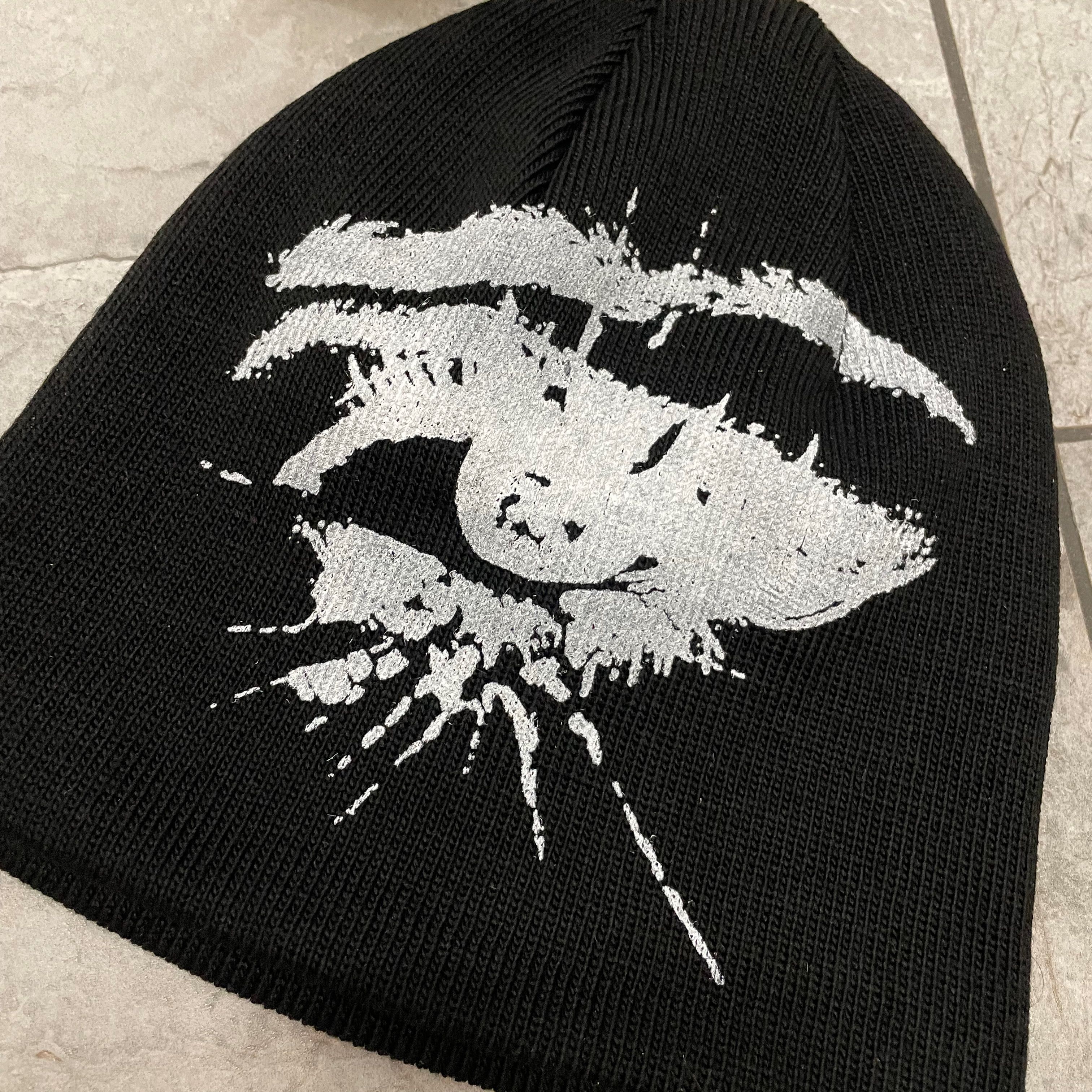 Other Very rare beanie hat y2k grunge print eye y2k Size ONE SIZE - 4 Thumbnail