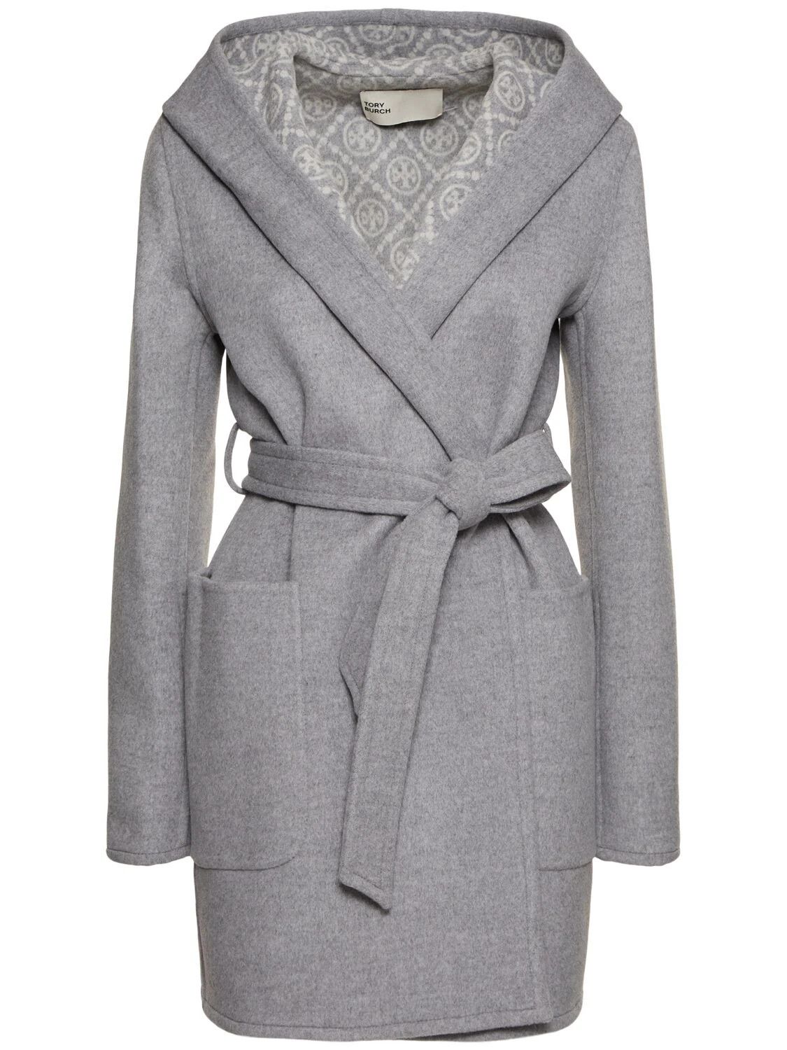 Tory Burch o1s22i1n1024 Mid-Length Coat in Grey Size XS / US 0-2 / IT 36-38 - 1 Thumbnail