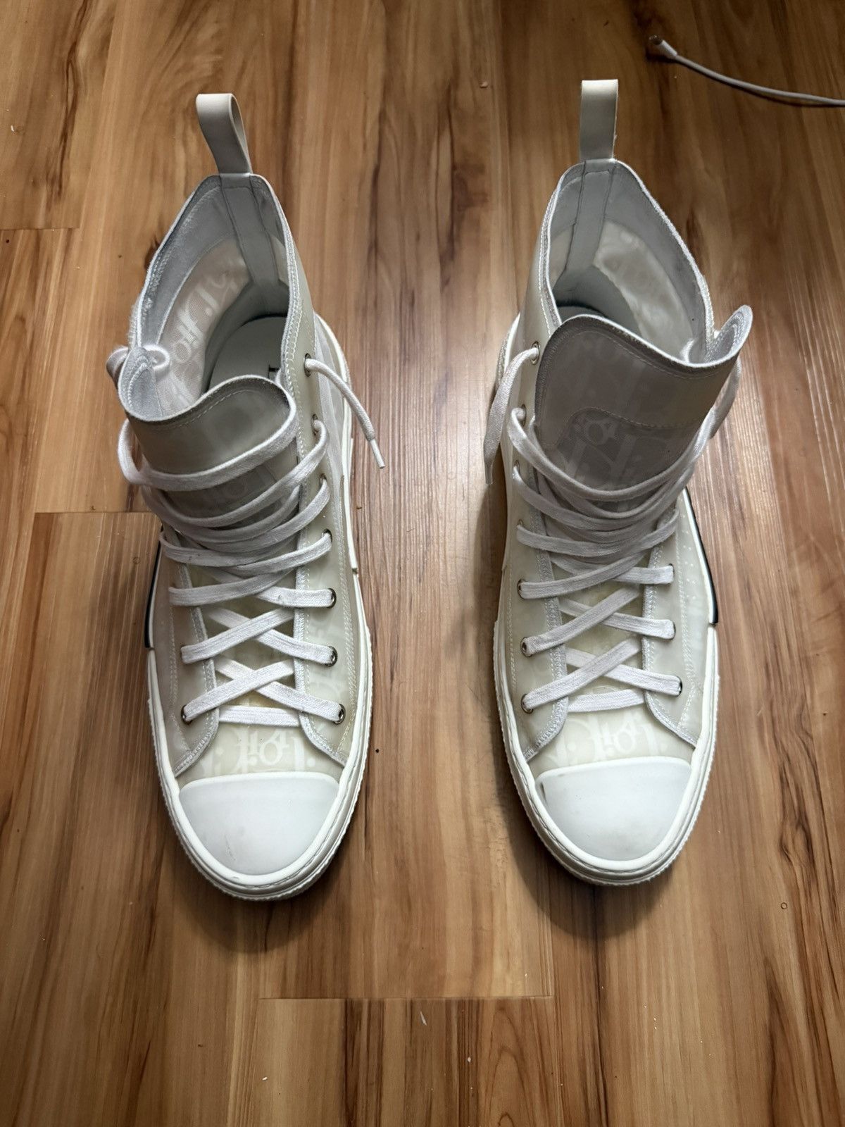 Dior Dior B23 ‘White Raised Oblique’ Size US 14 / EU 47 - 3 Thumbnail
