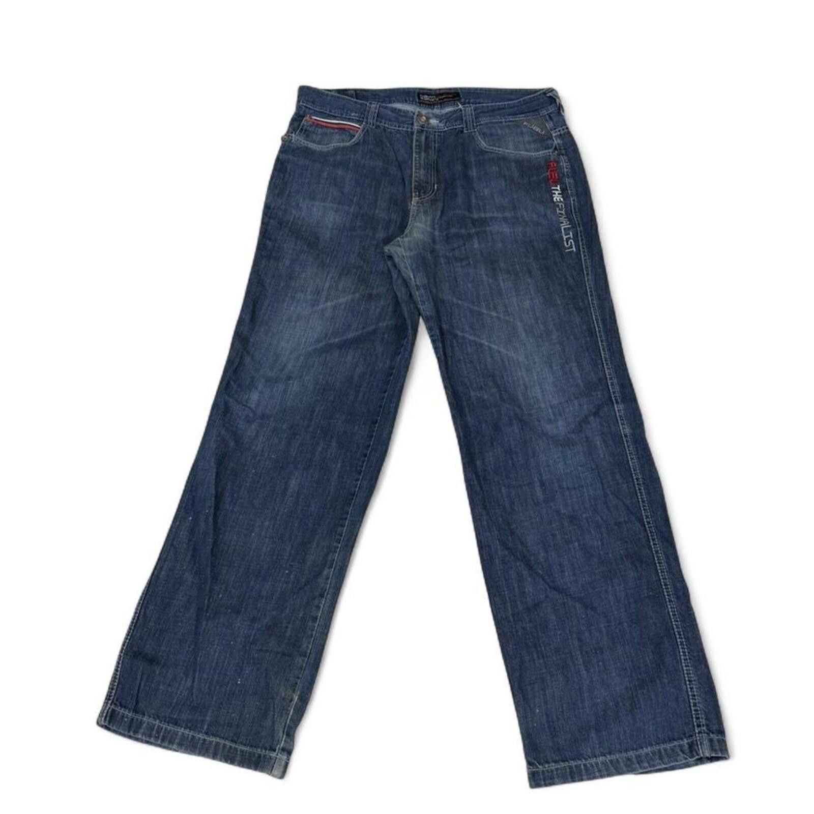Fubu FUBU The Finalist baggy style denim jeans Size US 35 - 2 Thumbnail