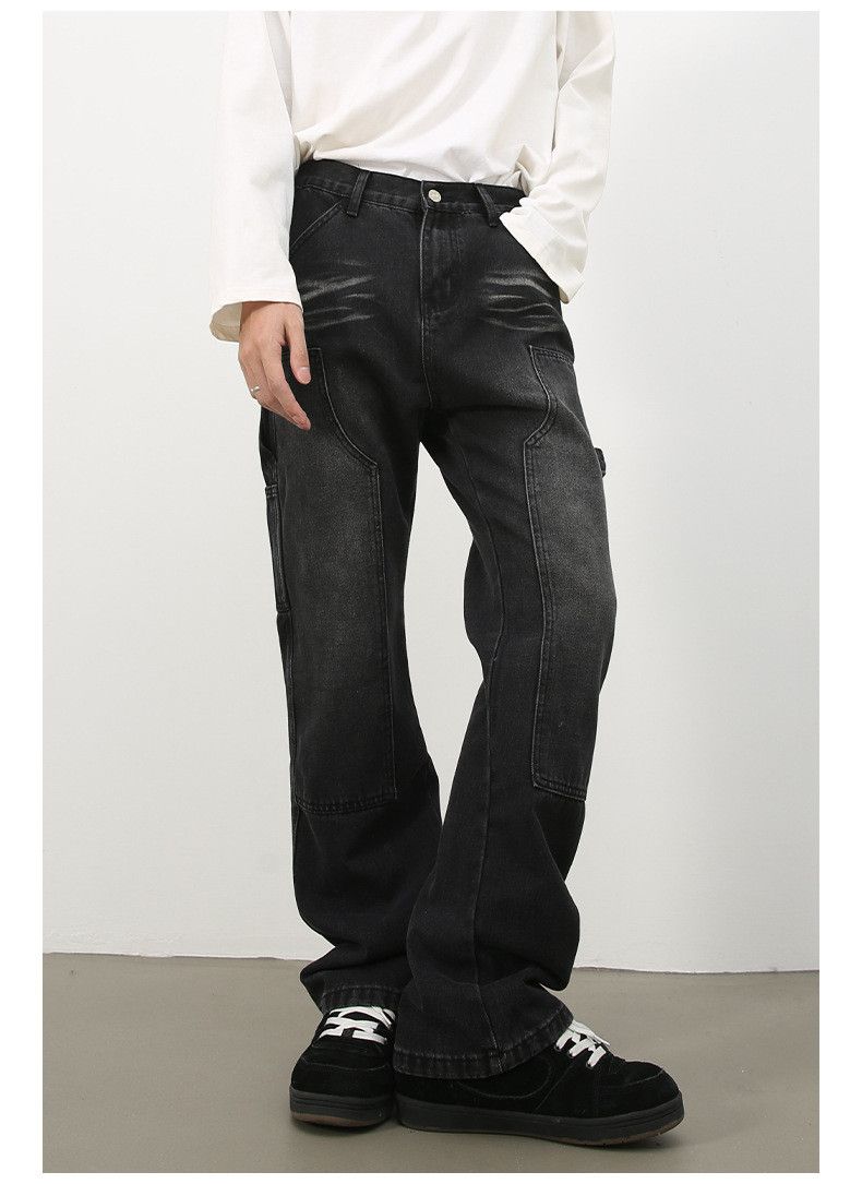 Japanese Brand × Jean American Street Washed Vintage Flared Cargo Jeans Size US 32 / EU 48 - 5 Thumbnail