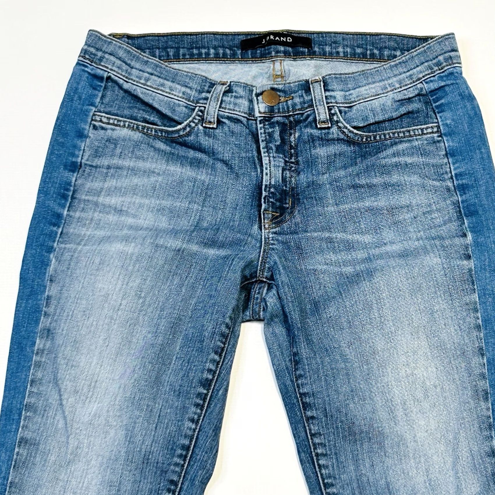 J Brand J Brand Jeans The Cass Skinny Bliss Women 27 Denim Pockets Contrast Side Strips Bohemian Preppy USA VINTAGE? Size 27" / US 4 / IT 40 - 4 Thumbnail