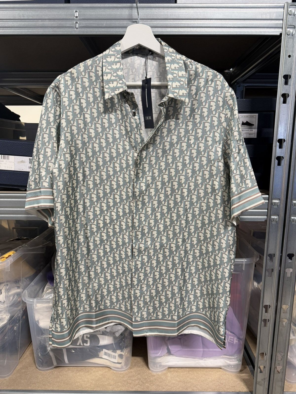 Dior Dior Oblique Monogram Silk Shirt NEW 1800$ Size US M / EU 48-50 / 2 - 1 Thumbnail