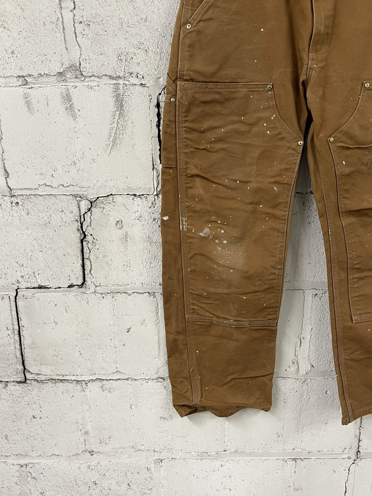 Carhartt Carhartt double knees vintage painter pants faded thrashed Size US 30 / EU 46 - 4 Thumbnail
