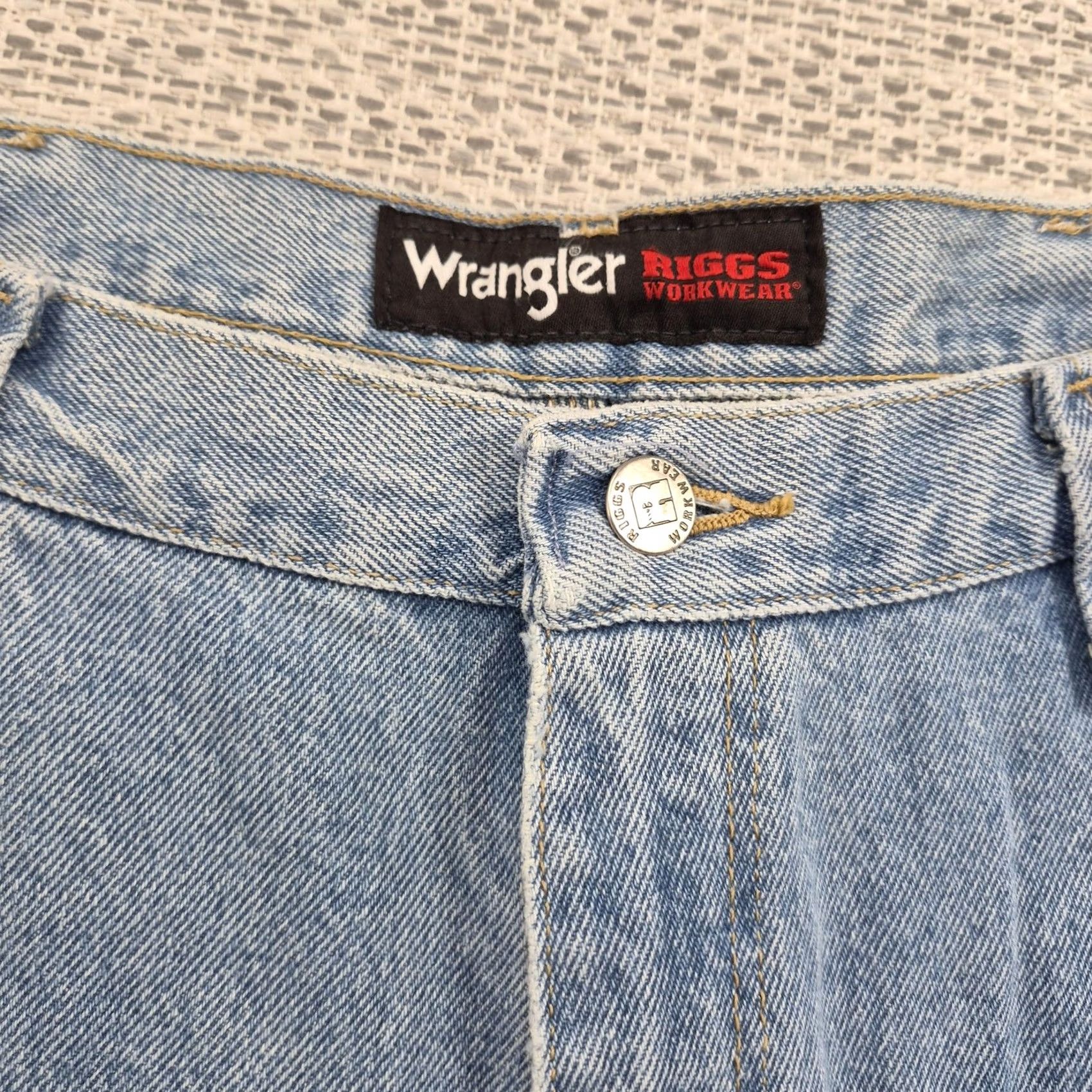 Wrangler Wrangler RIGGS Workwear Jeans Mens 40x32 Blue Carpenter Relaxed Straight Denim Jeans Size US 40 / EU 56 - 5 Thumbnail