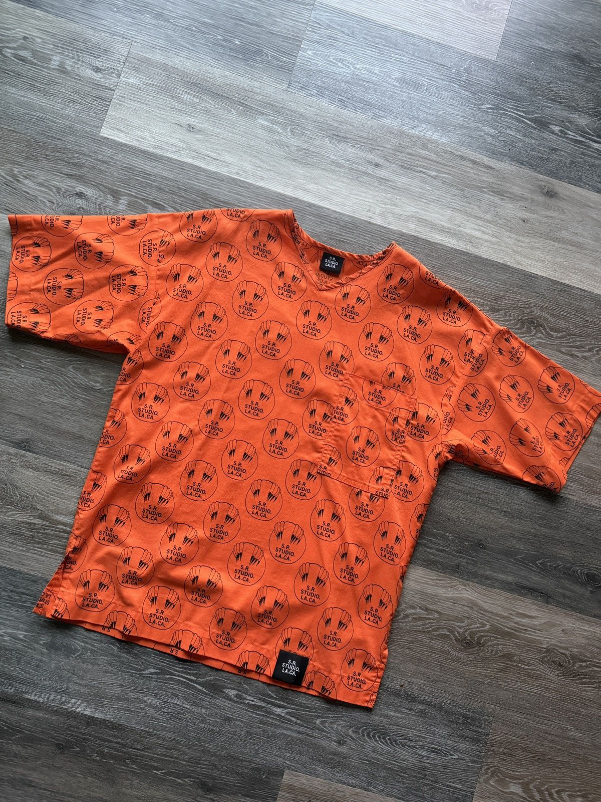 Sterling Ruby Sterling Ruby “Vampire Sunrise” Scrub Shirt Size US S / EU 44-46 / 1 - 2 Thumbnail
