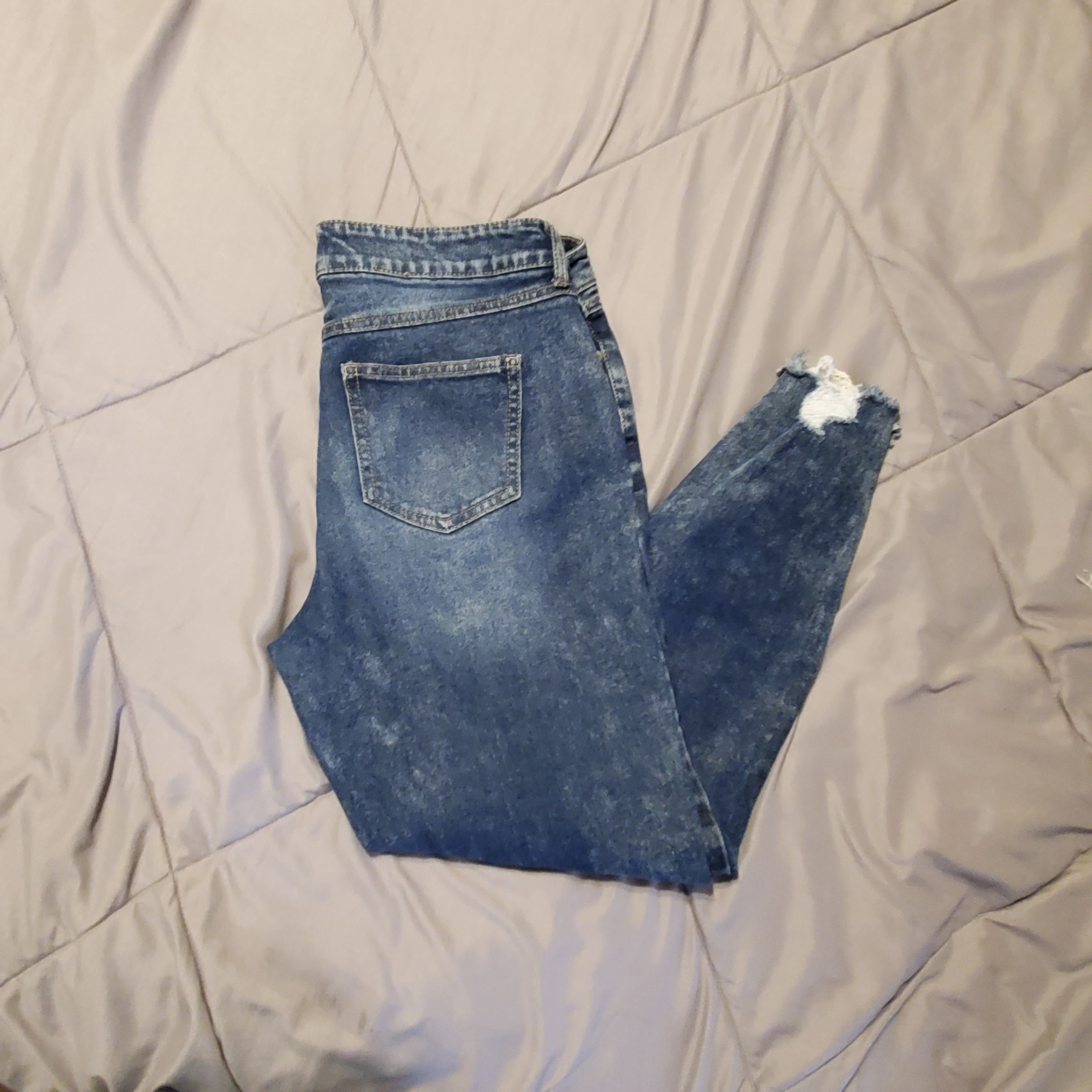 Other Distressed Ankle Blue Jeans from Cato SZ:8 Size 30" / US 8 / IT 44 - 10 Thumbnail