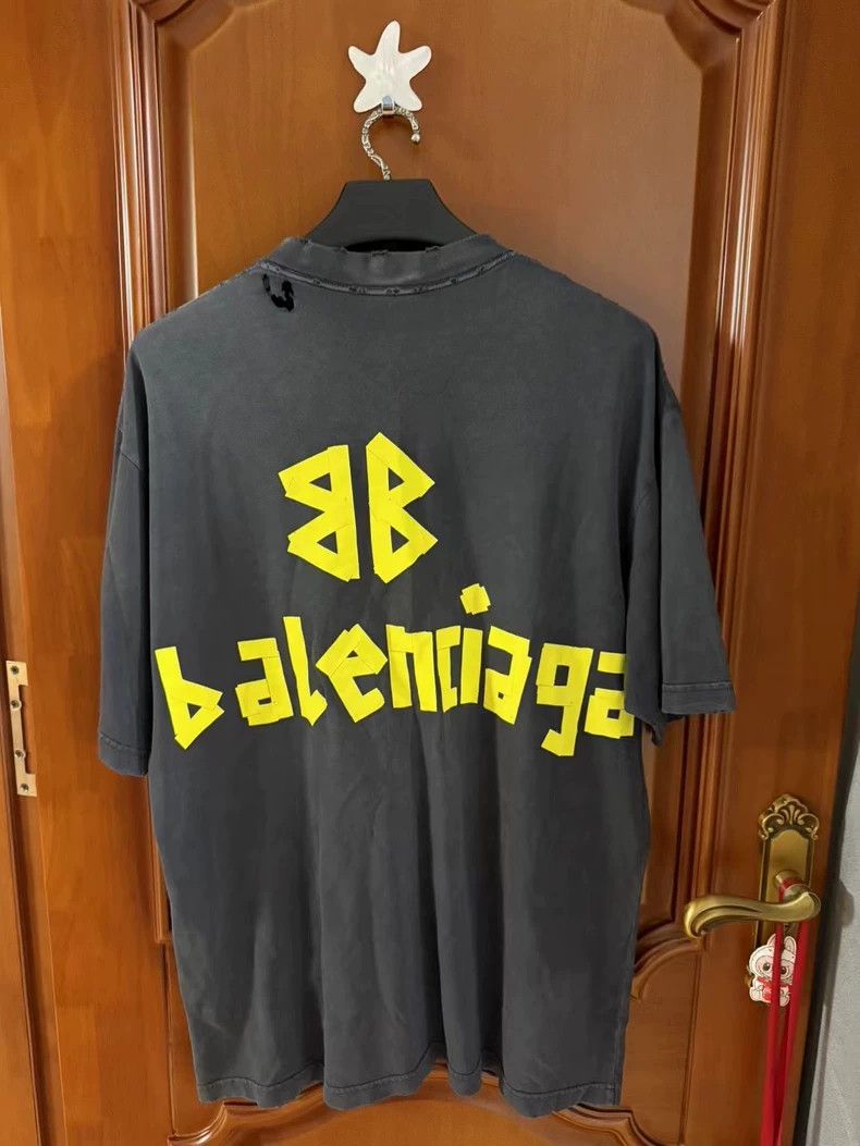 Balenciaga Balenciaga Adhesive tape short sleeve Size US S / EU 44-46 / 1 - 2 Thumbnail