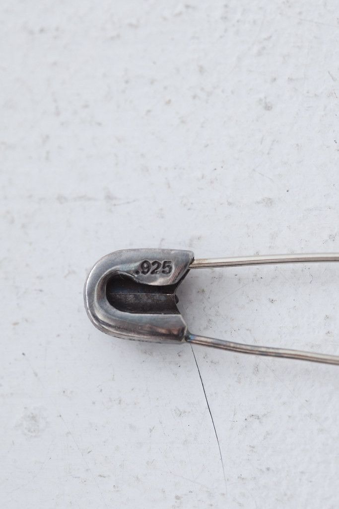 Chrome Hearts Large safety pin brooch with diamond Size ONE SIZE - 7 Thumbnail