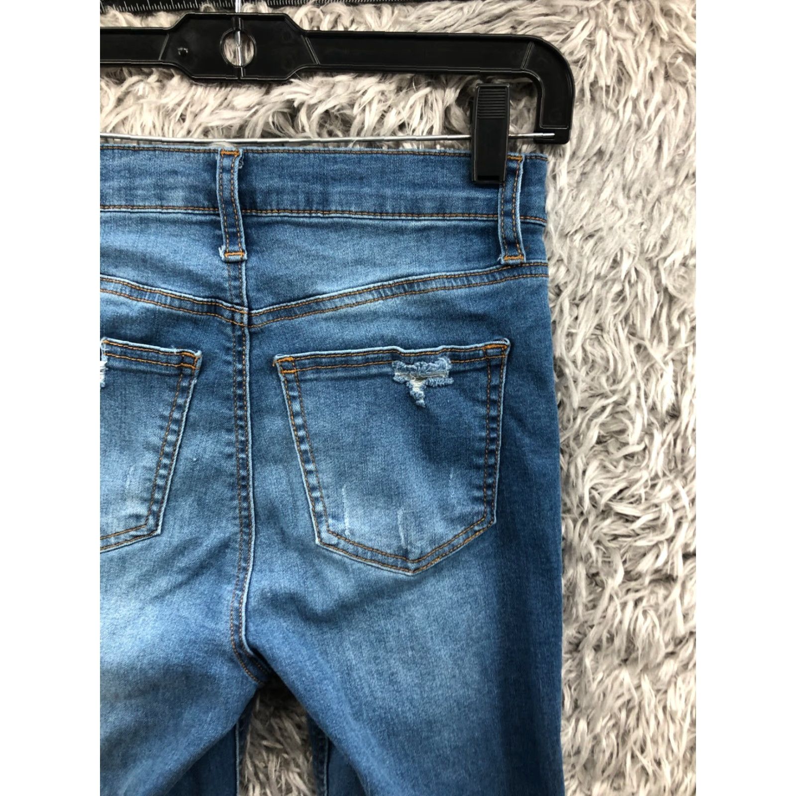 Vintage VINTAGE Celebrity Pink The Spice Skinny Jeans Junior Size 3 Medium Wash Blue Womens Jeans Size 26" / US 2 / IT 38 - 6 Thumbnail