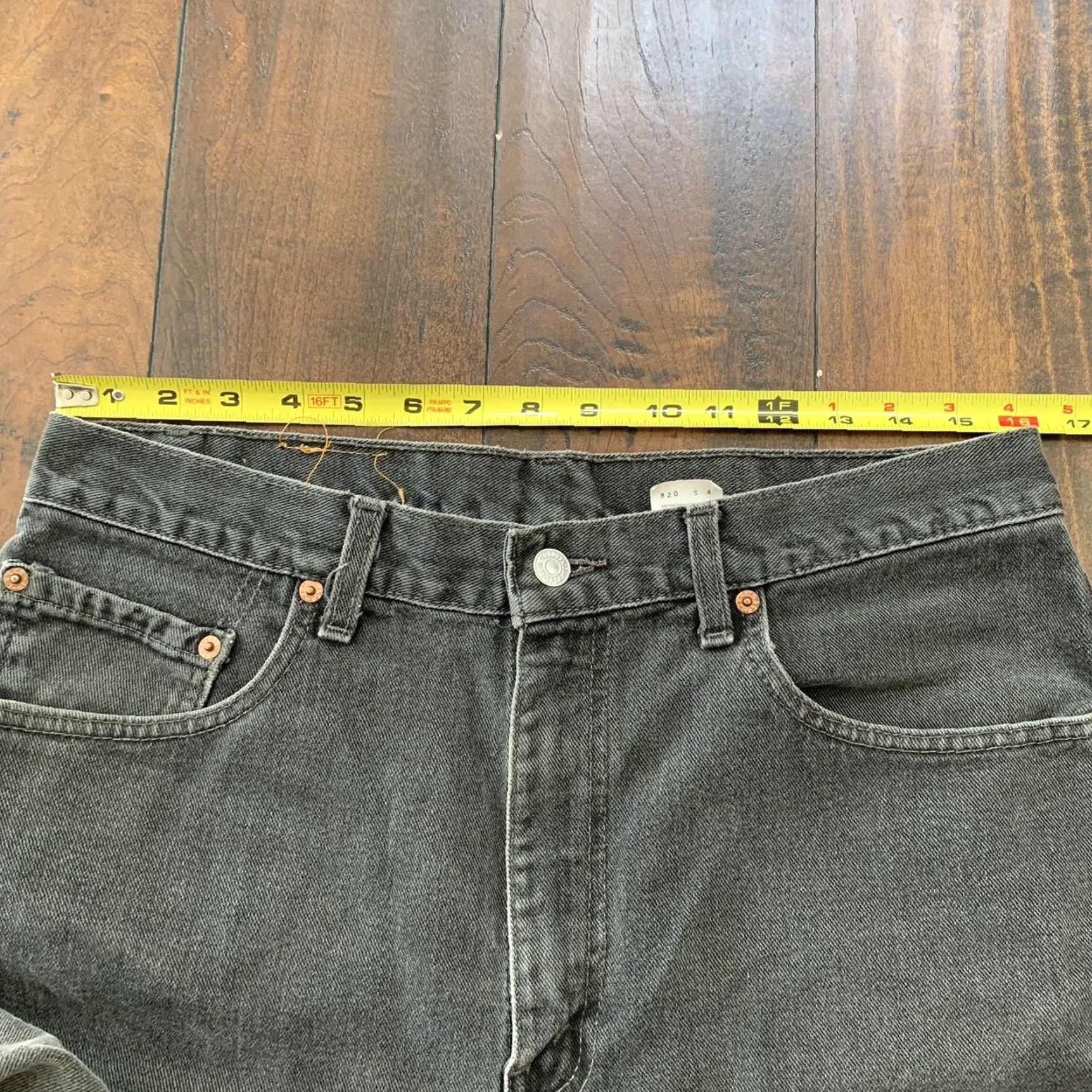 Levi's VINTAGE Levi's Jeans Main Selling Point Levi's 501/550 Category Jeans Adult Regular 34x32 Black 90s Mens Size US 34 / EU 50 - 5 Thumbnail