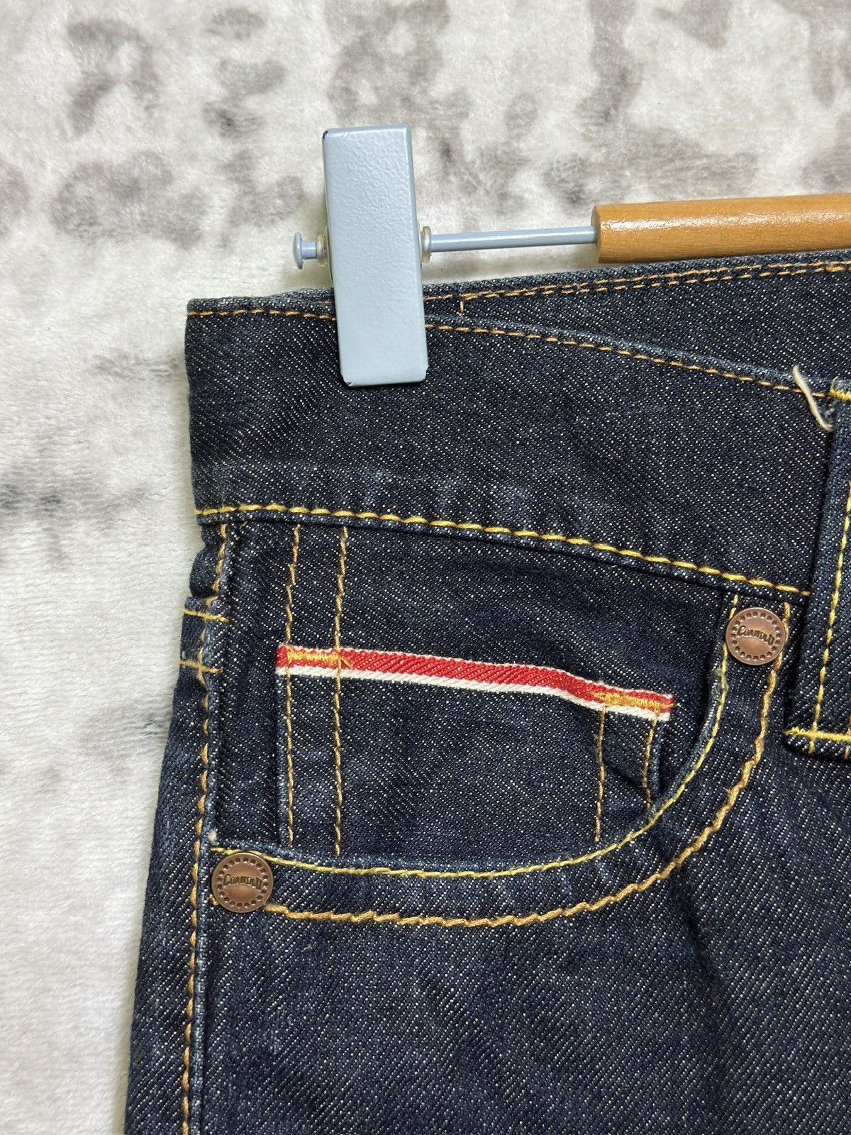Hysteric Glamour Vintage Cocolulu CO&LU Painted Logo Selvedge Jeans Size US 28 / EU 44 - 8 Thumbnail