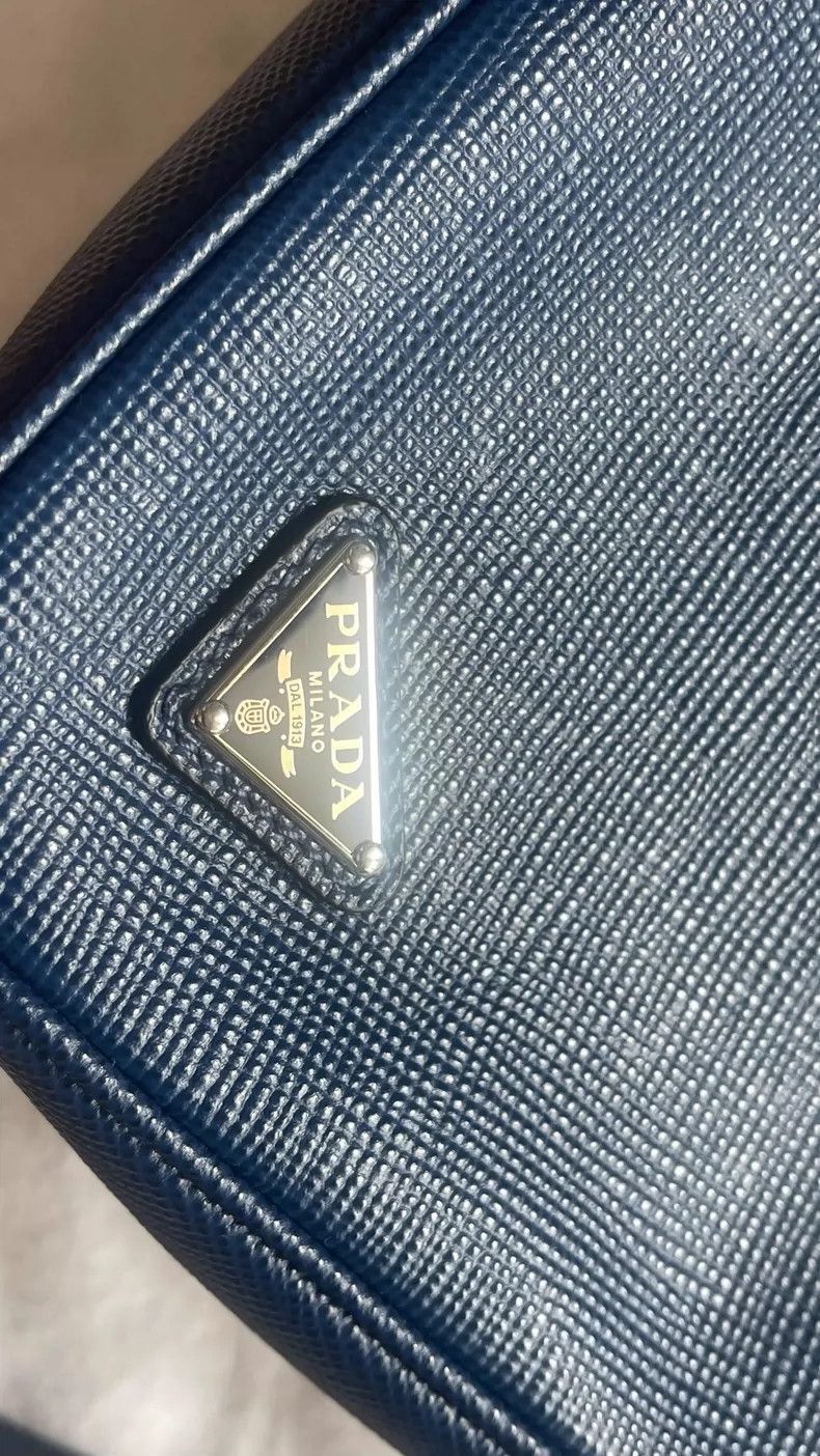 Prada New Prada Blue Handbag with Dust Bag -2505 Size ONE SIZE - 3 Thumbnail