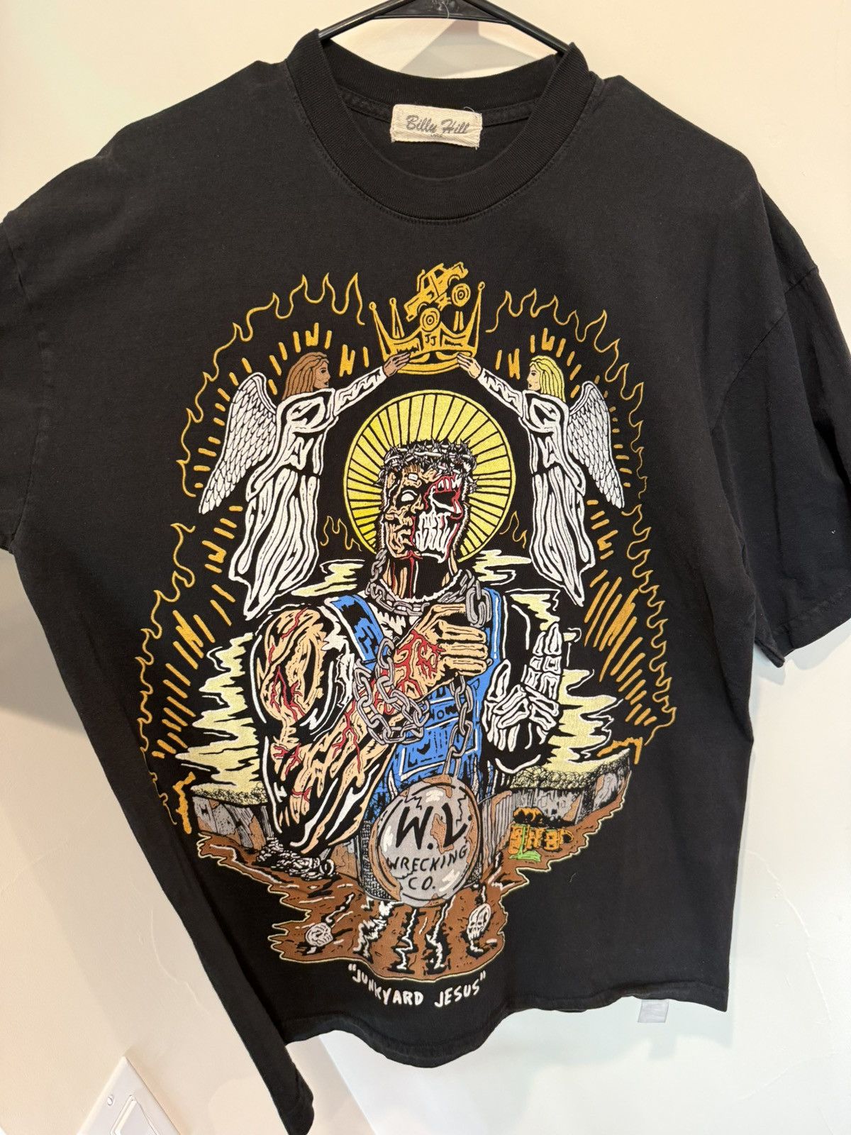 Billy Hill × Warren Lotas Billy Hill X Warren Lotas (Junkyard Jesus) Tee Size US L / EU 52-54 / 3 - 1 Thumbnail