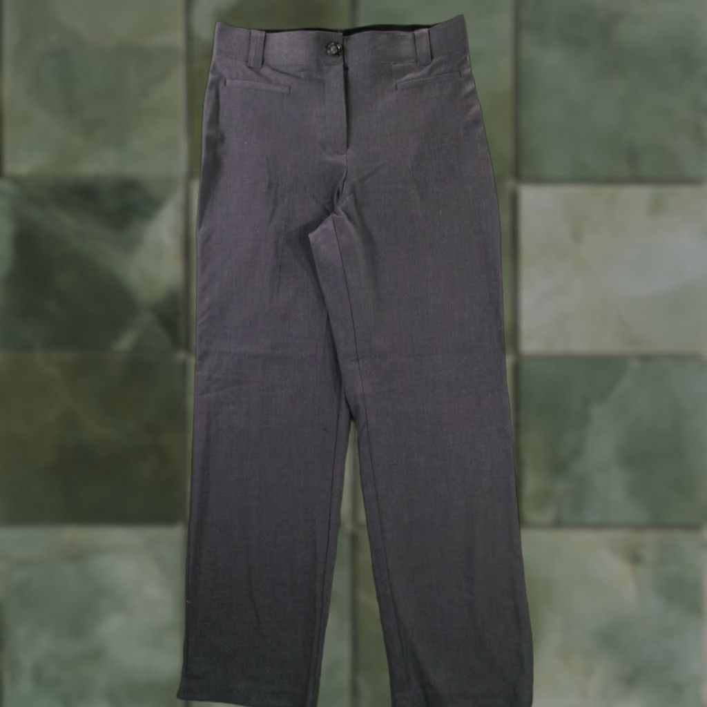 Vintage Counterparts Pants Women 8 Gray Classic Modern Tailored Minimalist Office New Size 30" / US 8 / IT 44 - 1 Thumbnail