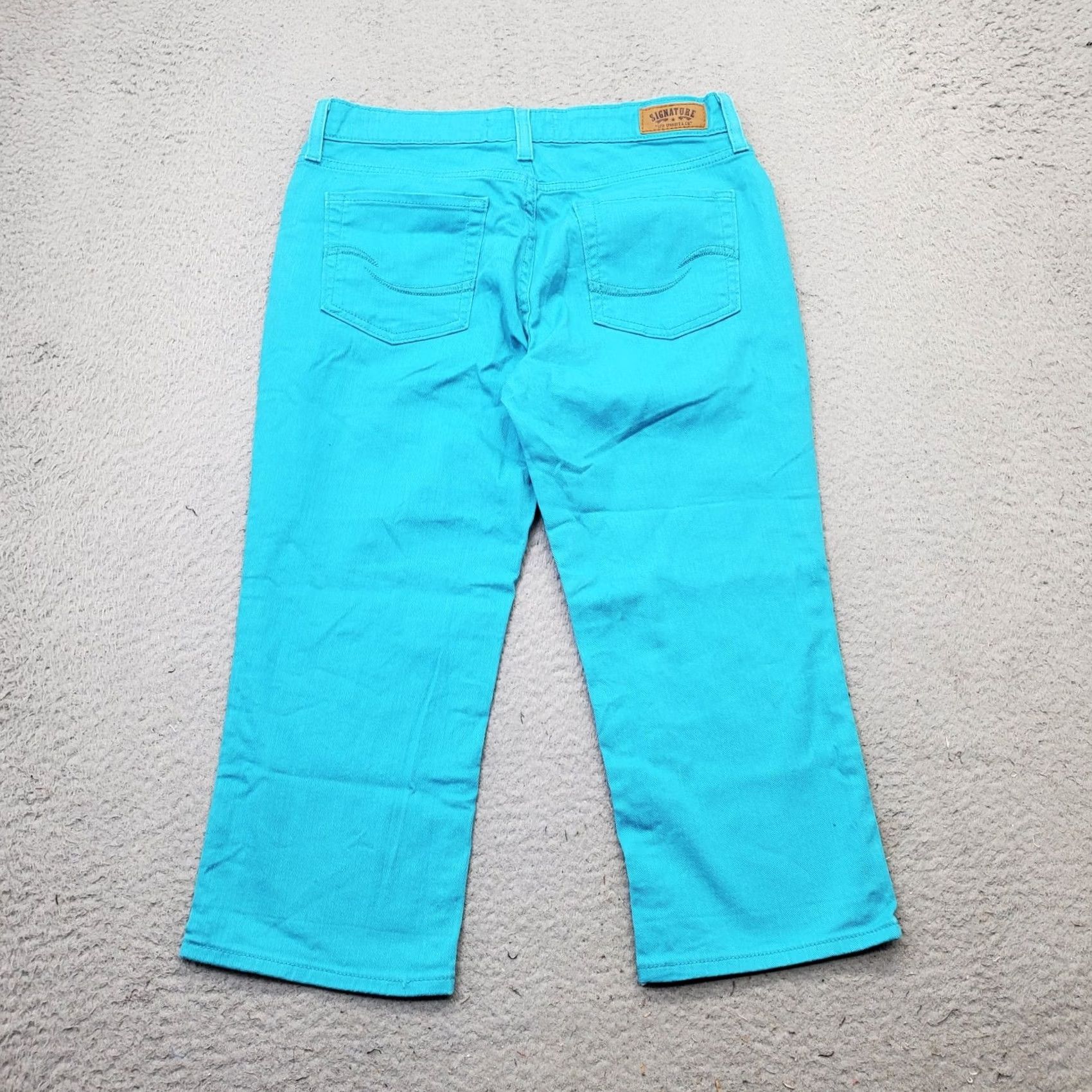 Levi's Levi's Cropped Jeans Womens 10 Blue Denim Medium Wash 5-Pockets Straight Leg Size 32" / US 10 / IT 46 - 2 Thumbnail