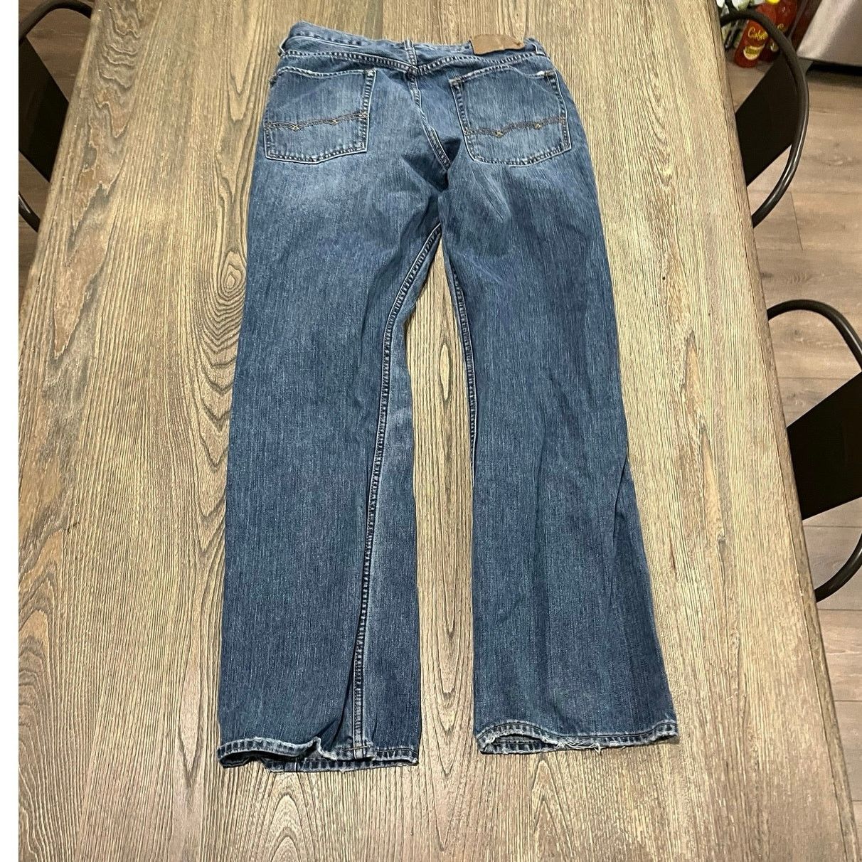 American Eagle Outfitters American Eagle Mens Bootcut Jeans Mid-Rise Blue Size 32/34 Size US 32 / EU 48 - 10 Thumbnail