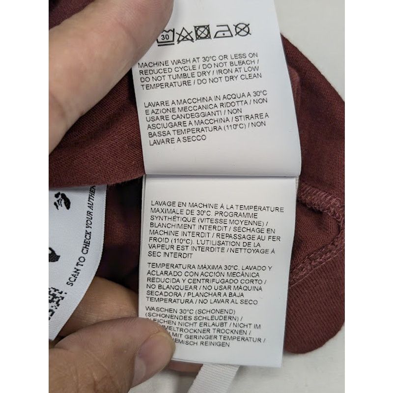 Off-White o1rshd1 Paint Script Over Skate Short Sleeve T-Shirt Size US L / EU 52-54 / 3 - 12 Thumbnail