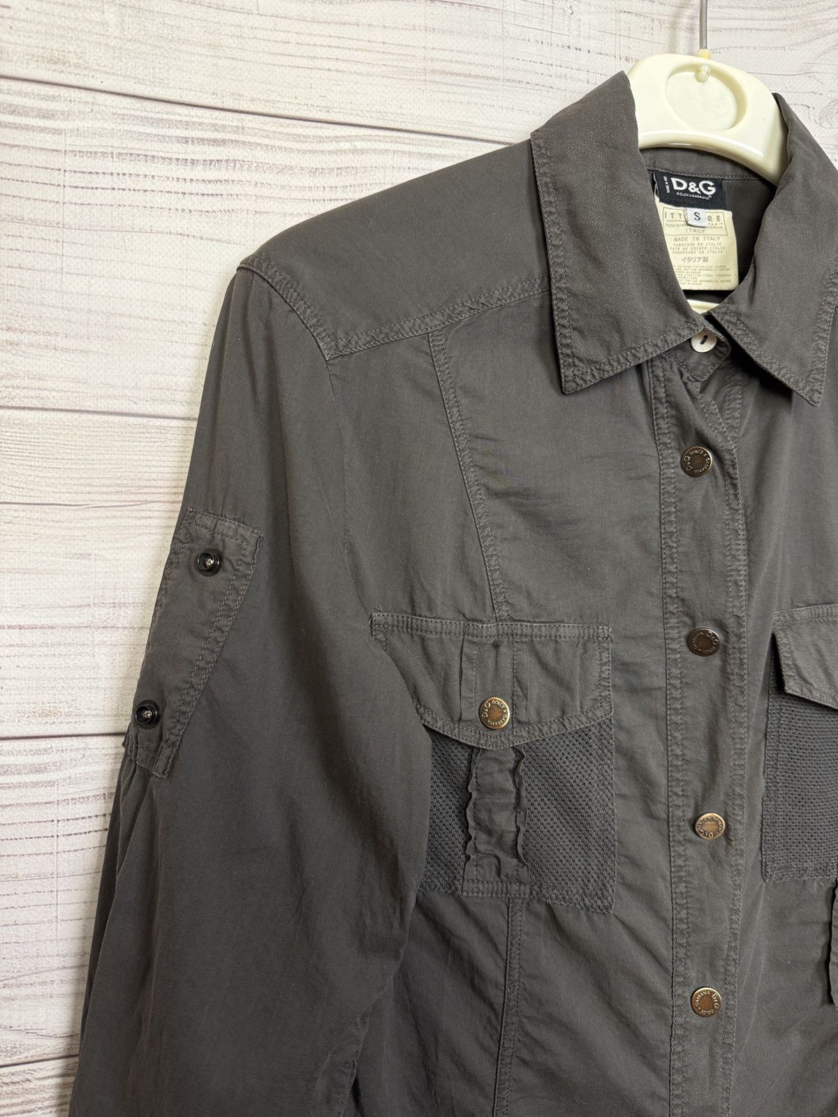 Dolce & Gabbana Y2K Dolce Gabbana LOGO Shirt Size S / US 4 / IT 40 - 9 Thumbnail