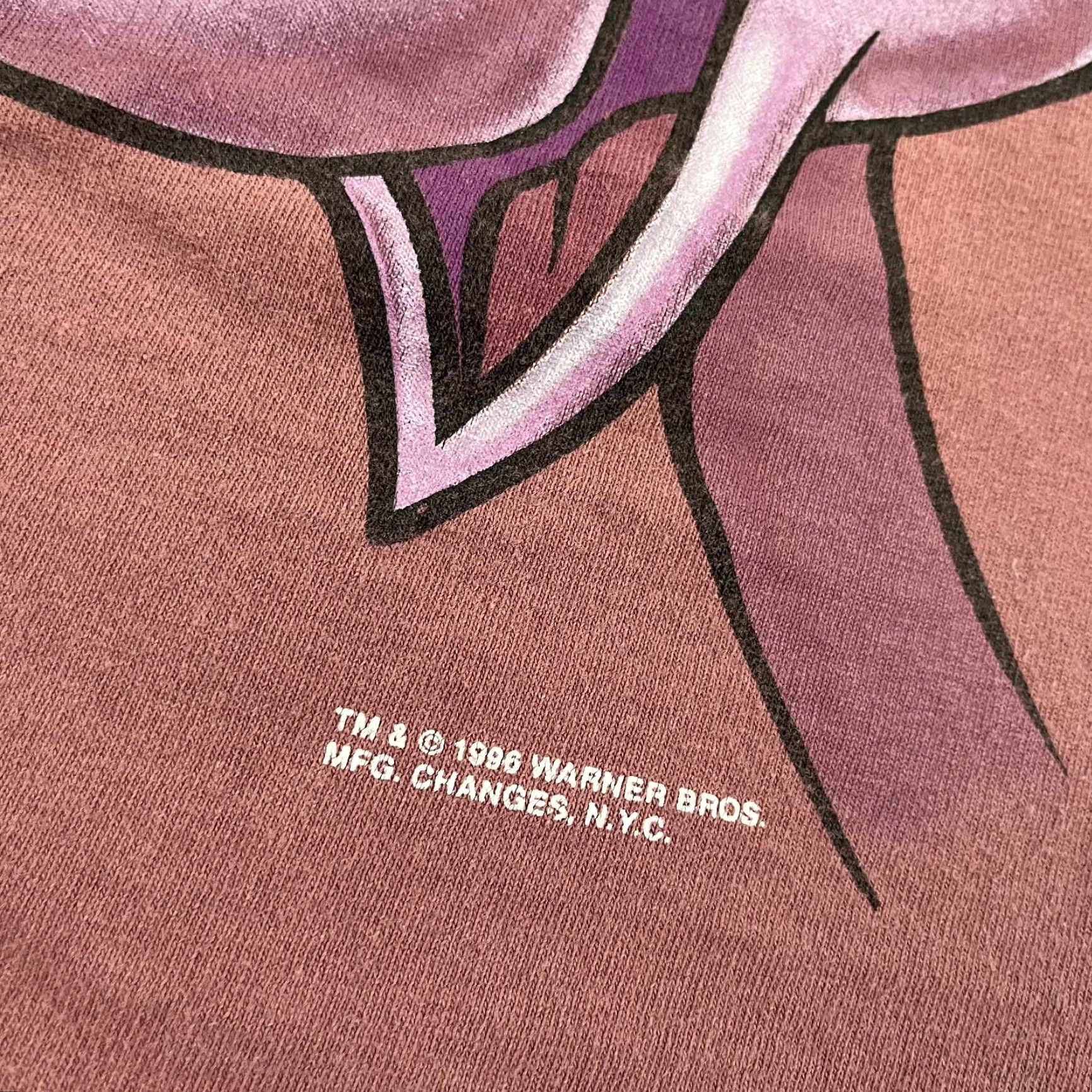 Changes VINTAGE Changes Road Runner Shirt Mens L Pink Graphic Double Sided Cartoon Tee 1996 90s Men Shirt Size US L / EU 52-54 / 3 - 3 Thumbnail