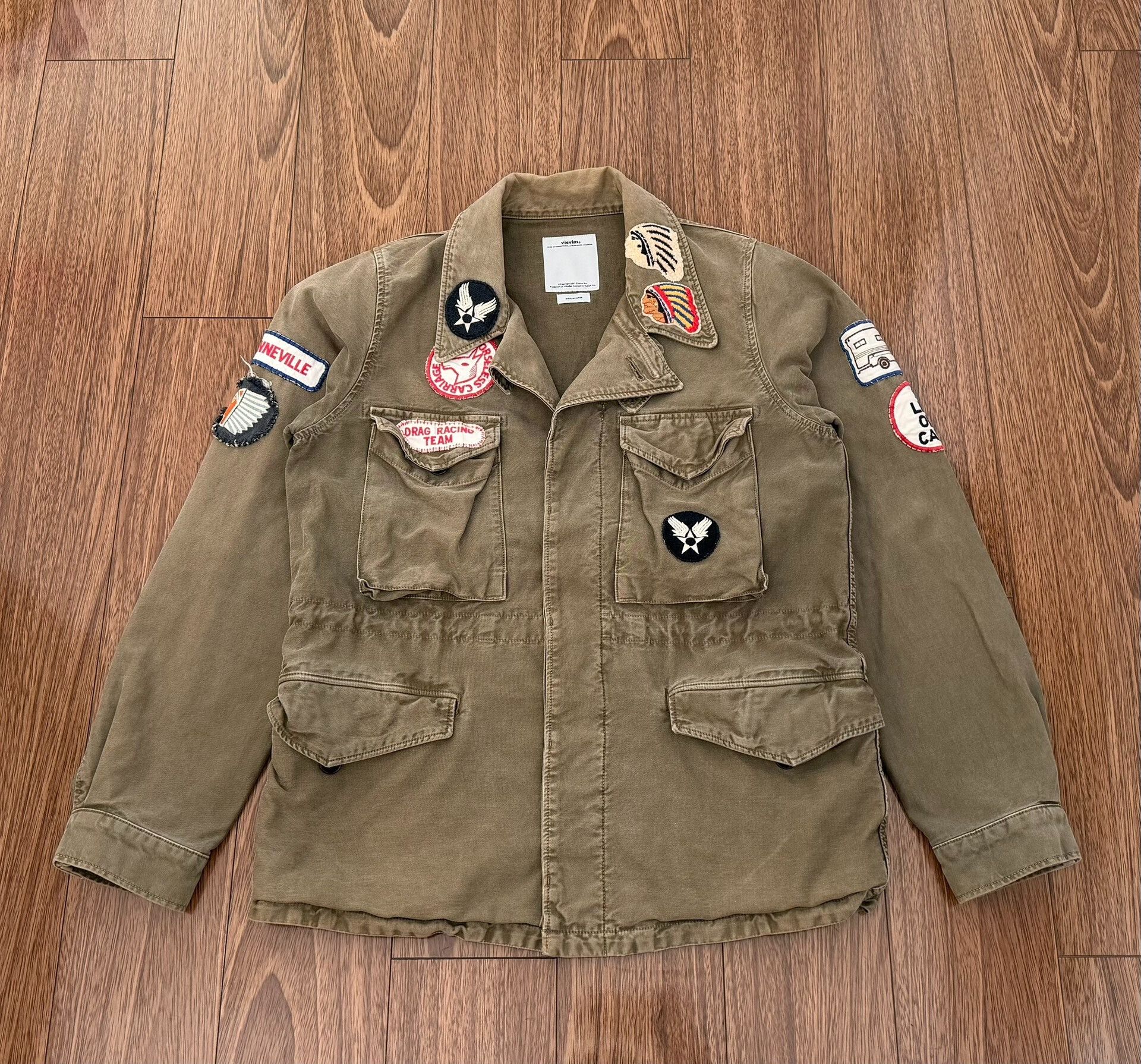 Visvim VISVIM ACHSE JKT PATCHES Damaged Chino Jacket Size US M / EU 48-50 / 2 - 1 Thumbnail